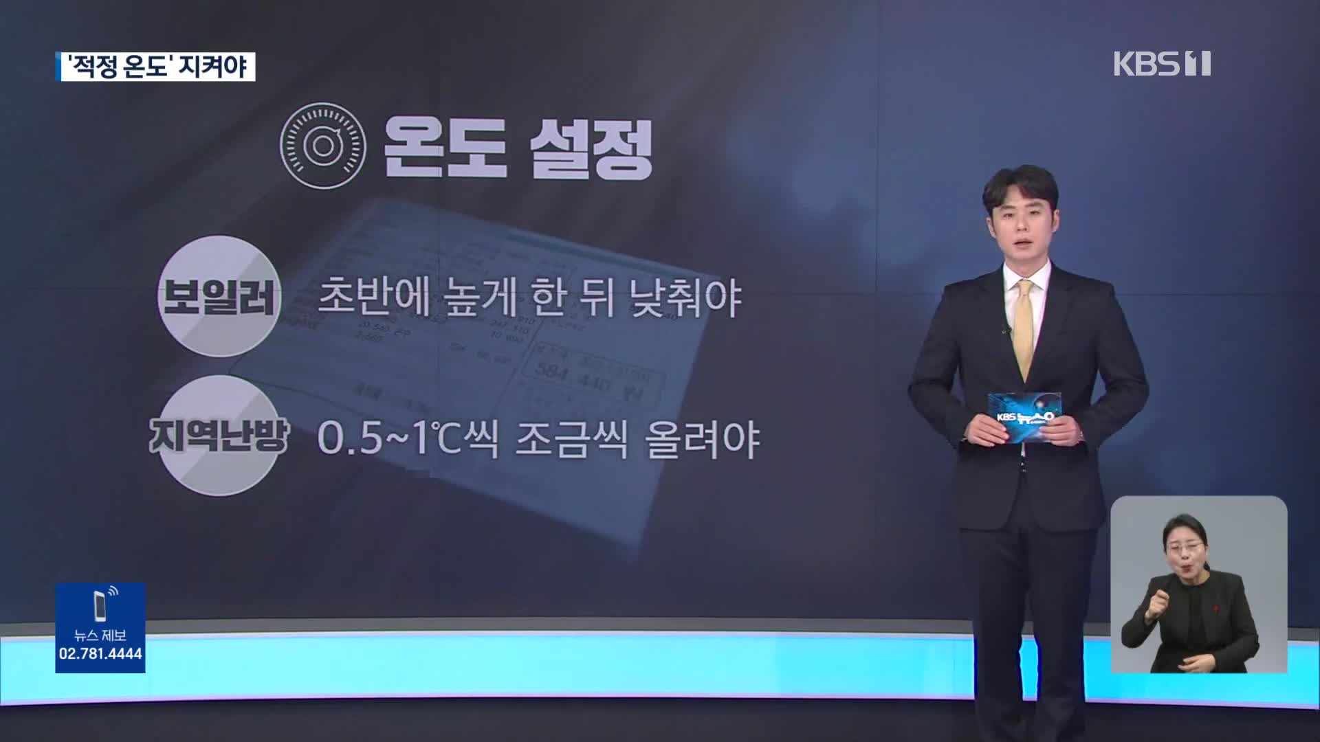 난방비 절약하려면? 적정 온·습도 설정하고 온수 낭비 줄여야