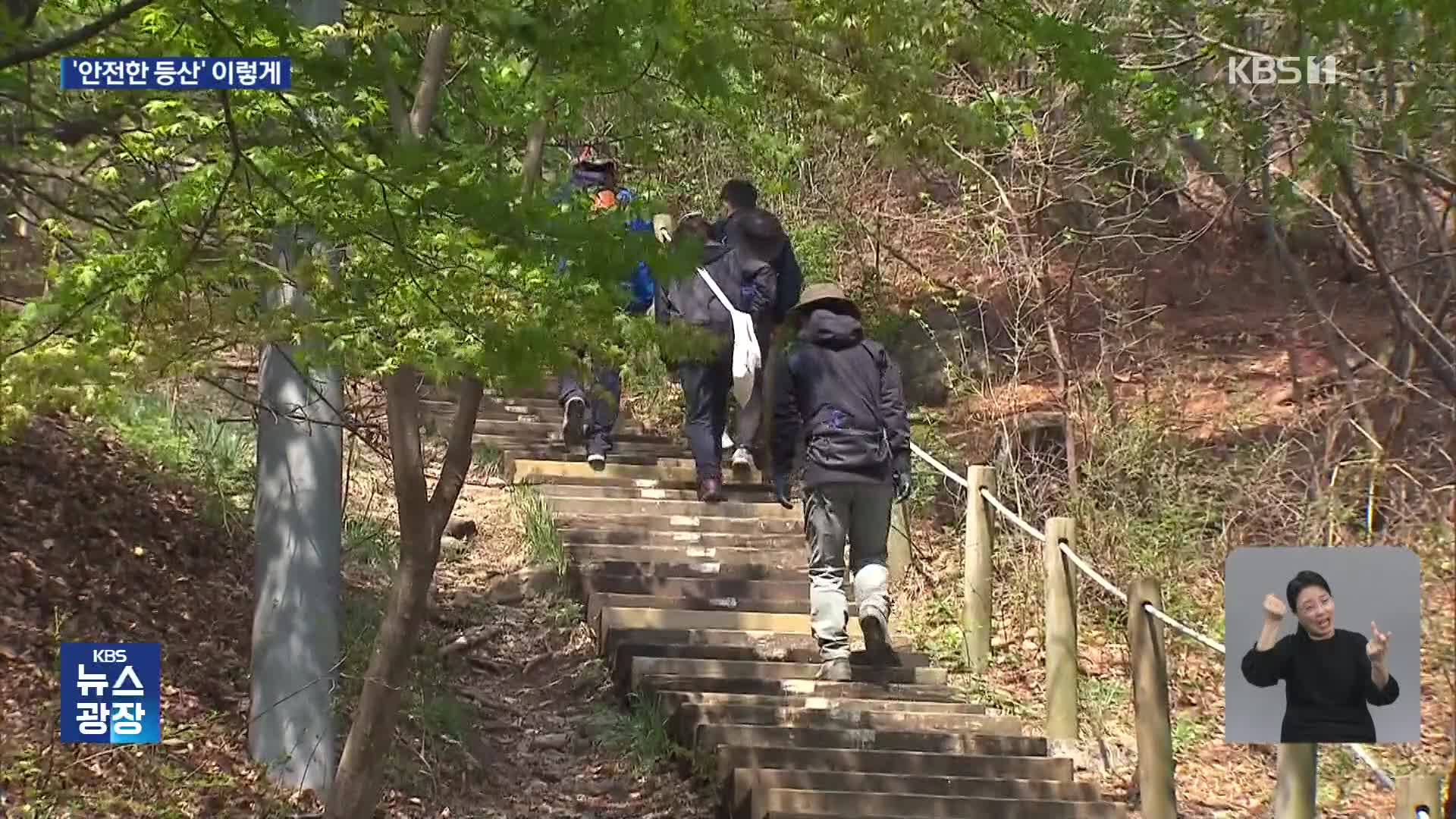 신록의 계절…안전한 등산의 조건은?