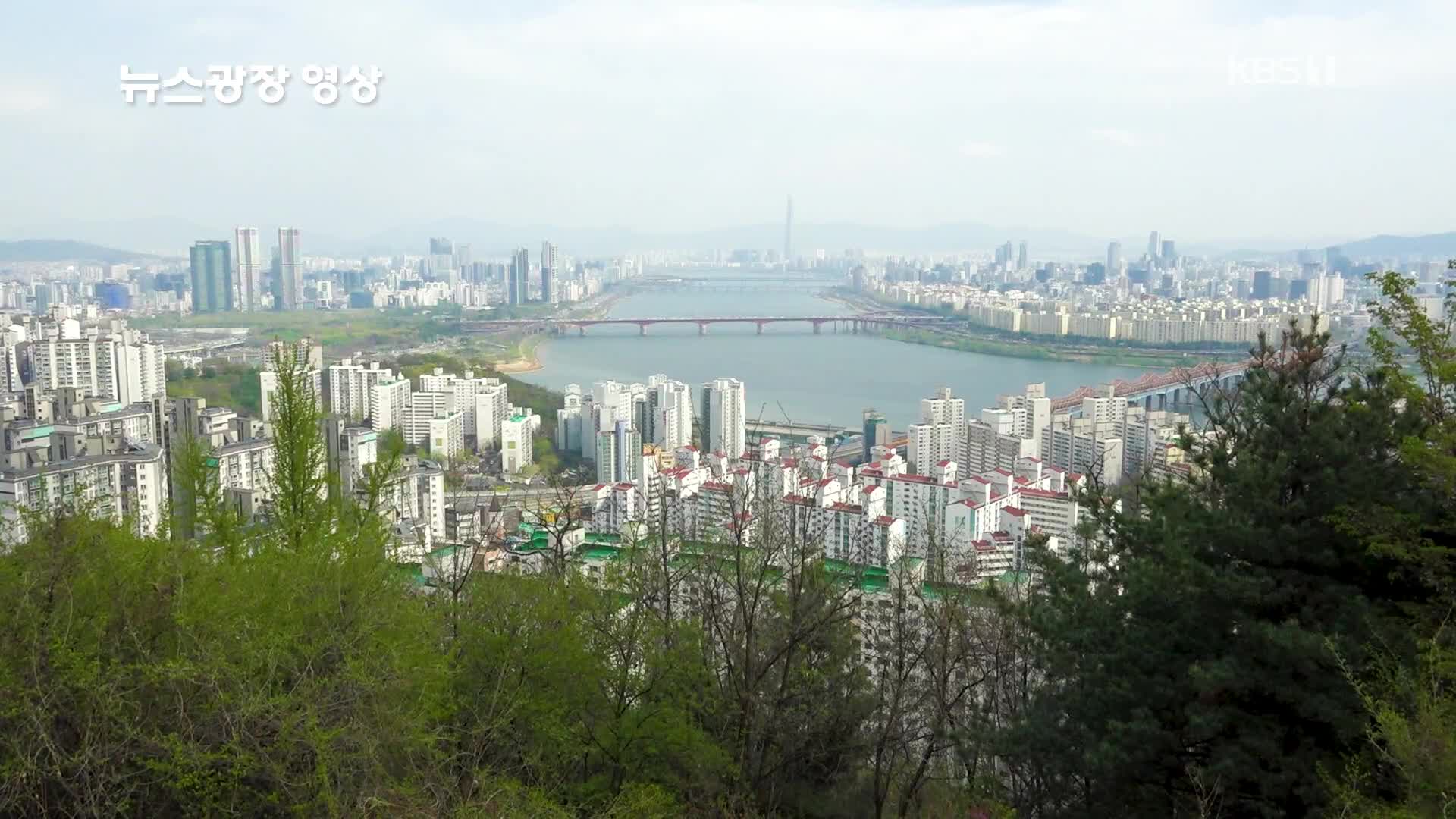 [뉴스광장 영상] 매봉산에서 본 풍경