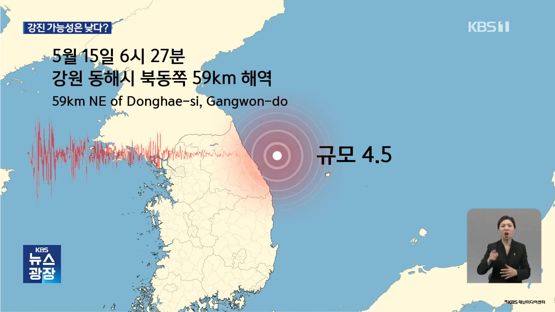 잇따른 동해 지진 원인과 강진 가능성은?