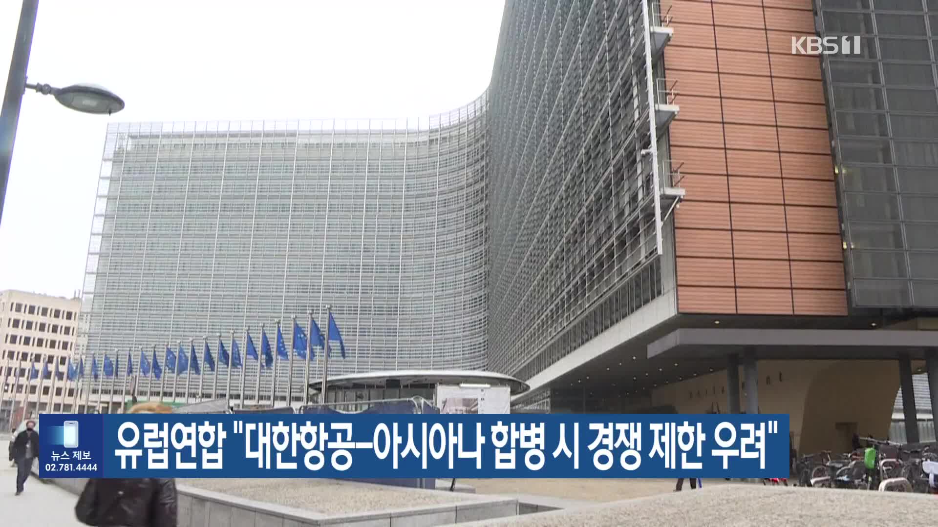 유럽연합 “대한항공-아시아나 합병시 경쟁 제한 우려”