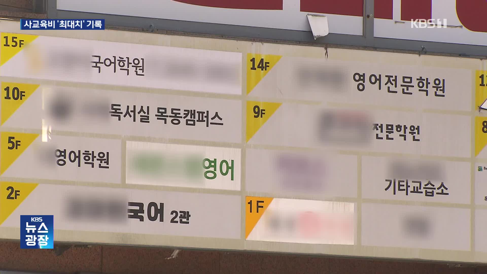 지난해 사교육비 총액 27조 원…3년 연속 최대치 기록