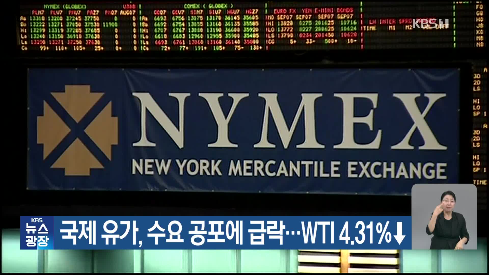 국제 유가, 수요 공포에 급락…WTI 4.31%↓