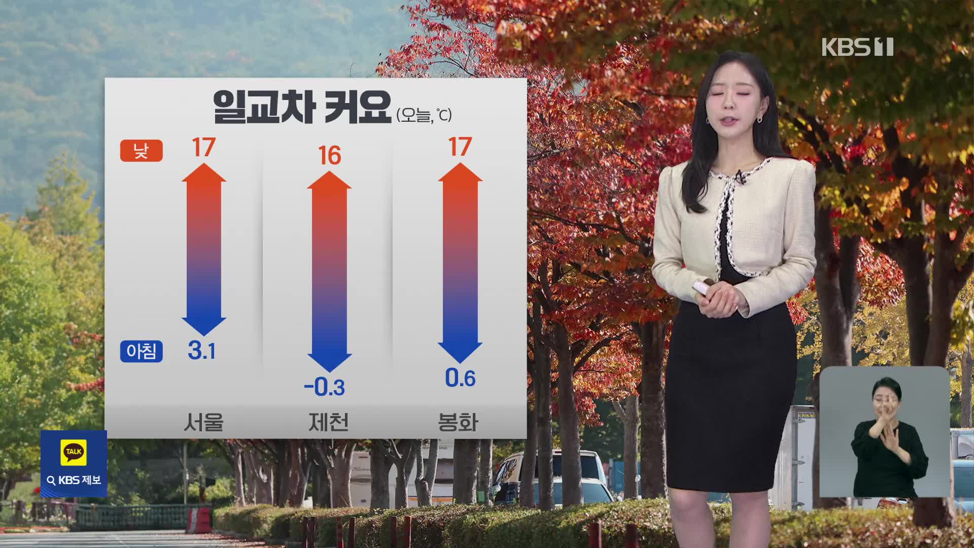 [출근길 날씨] 맑고 기온 일교차 커…주말에 기온 계속 올라요