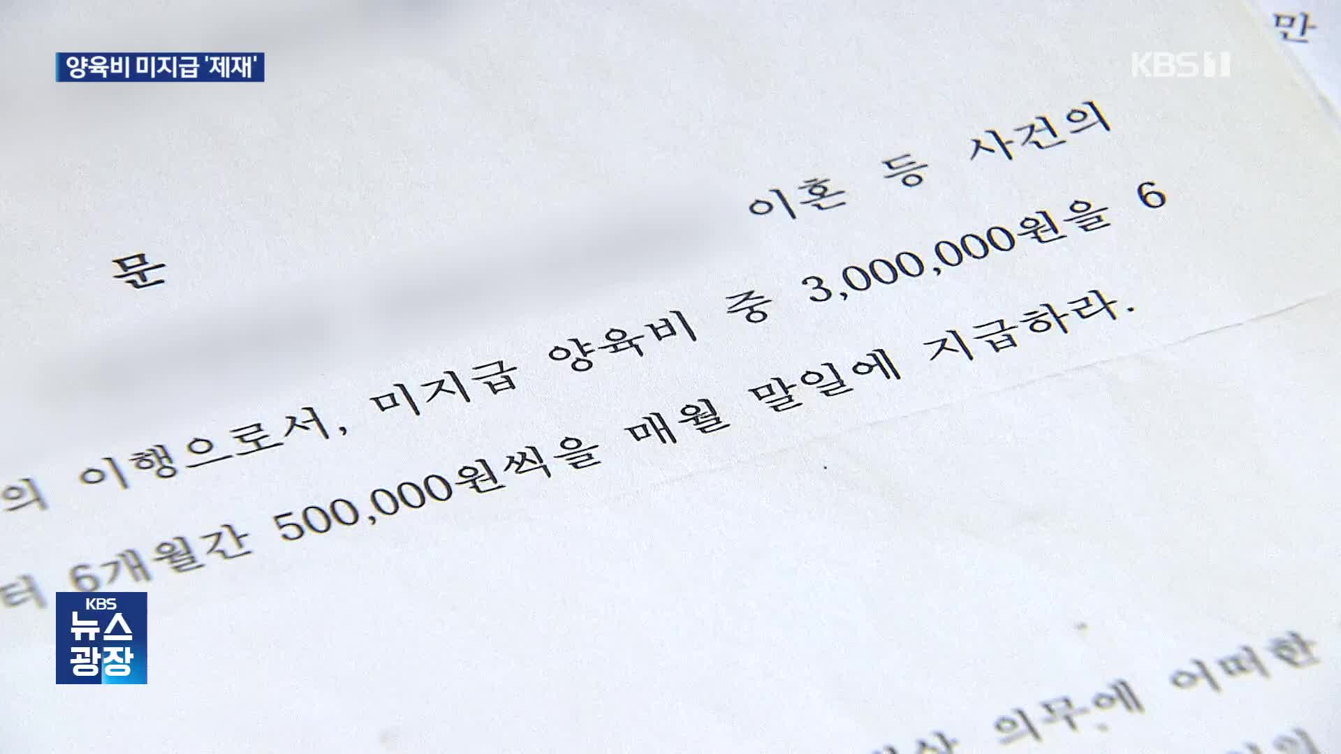 양육비 미지급 157명 제재…정부, 7월부터 ‘월 20만 원’ 선지급