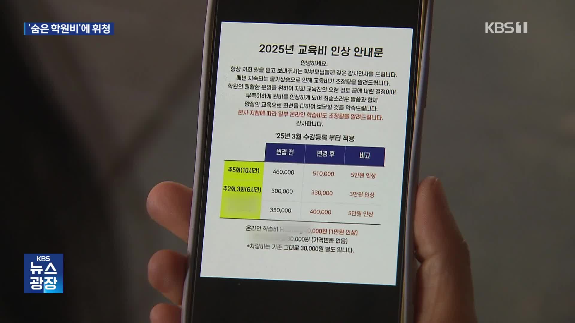 차량비·교재비…학부모 괴롭히는 ‘숨은 학원비’