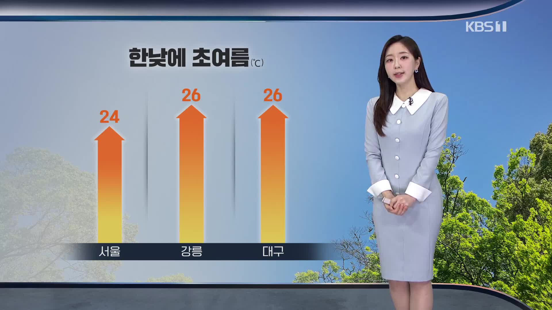 [출근길 날씨] 아침에 전국 곳곳 짙은 안개…한낮 초여름 더위