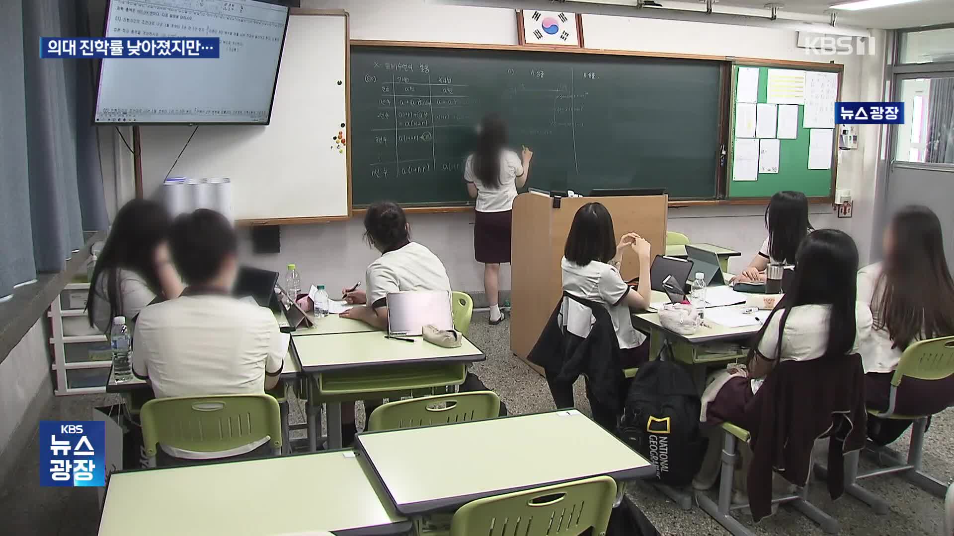 영재학교 의대 진학률 급감했지만…“의대 쏠림은 여전”