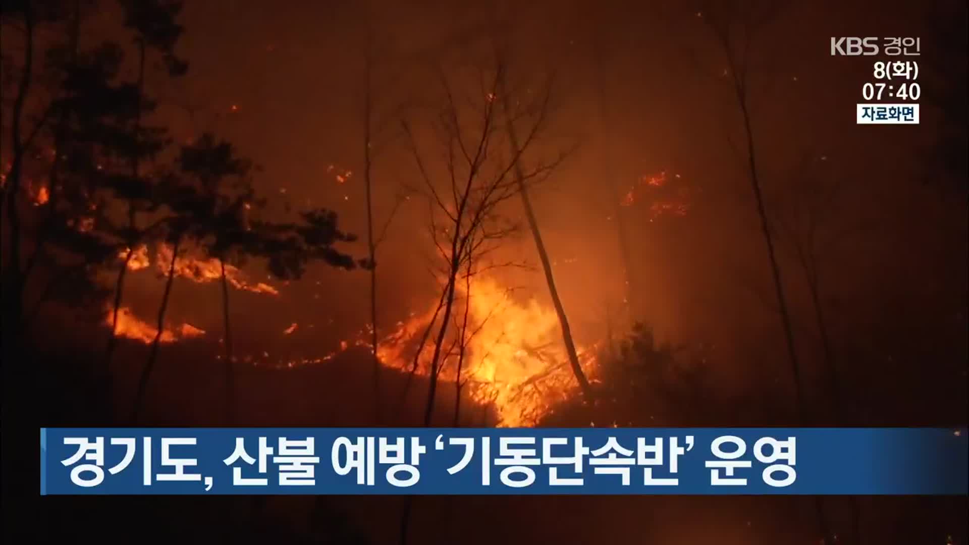 경기도, 산불 예방 ‘기동단속반’ 운영