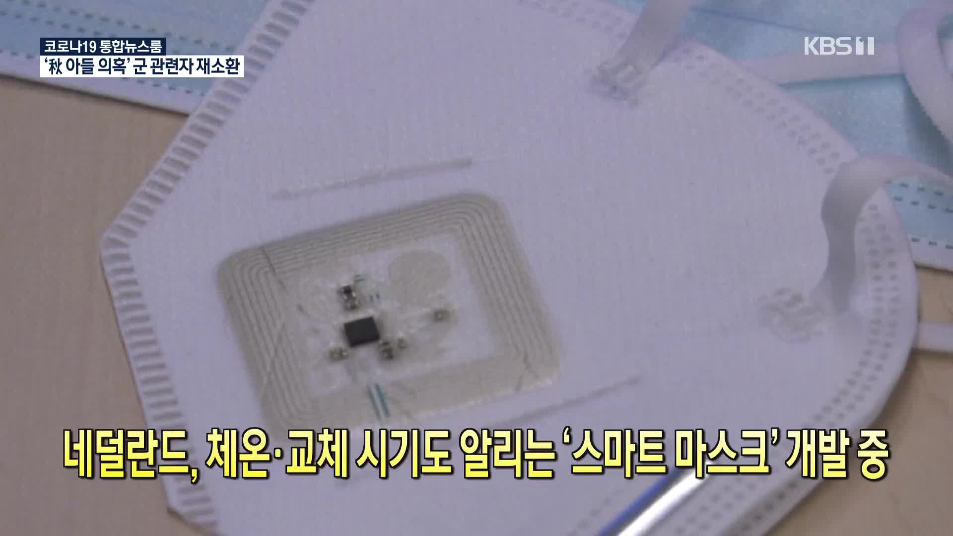 [코로나19 국제뉴스] 네덜란드, 체온·교체 시기도 알리는 ‘스마트 마스크’ 개발 중