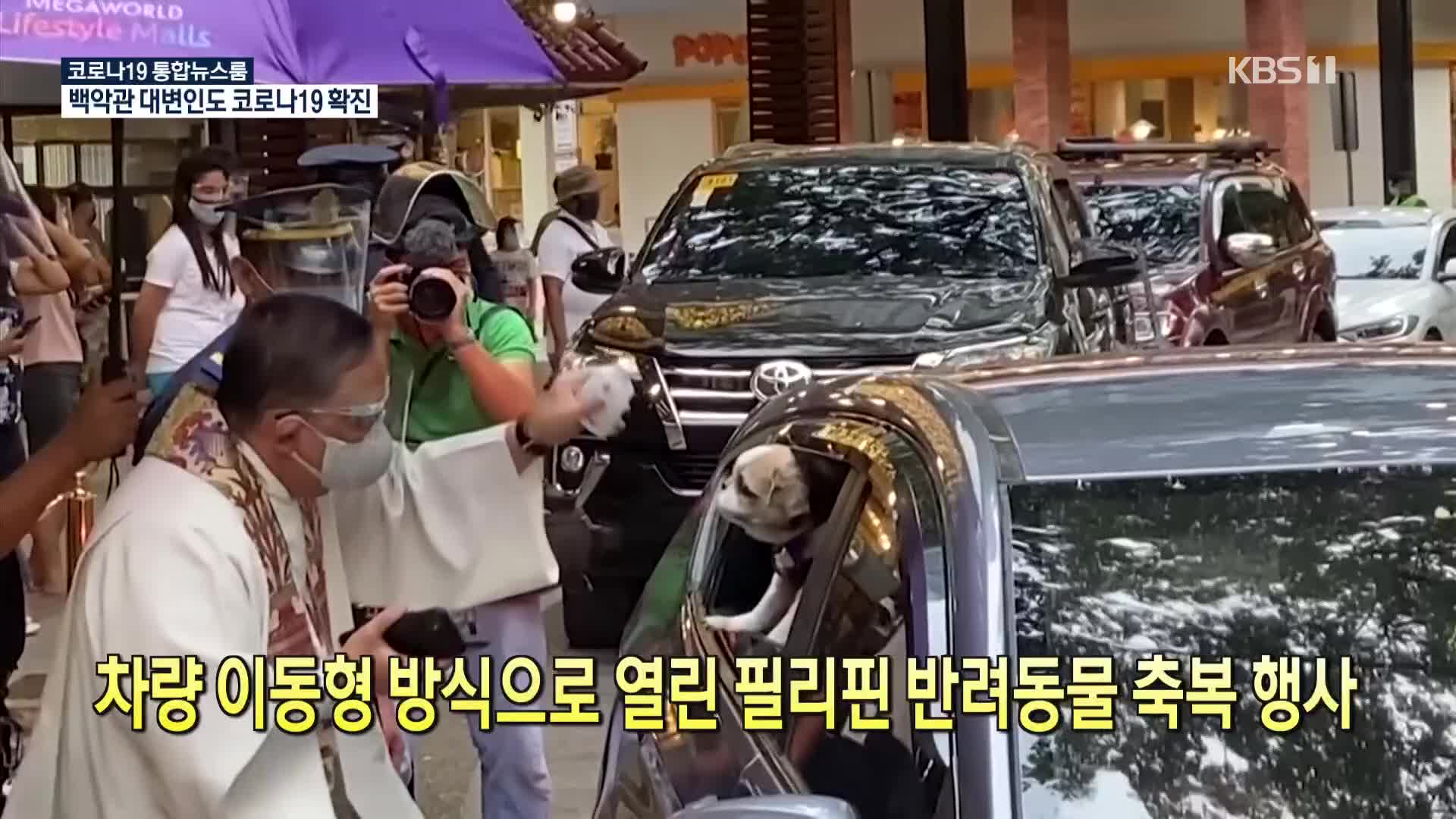 [코로나19 국제뉴스] 차량 이동형 방식으로 열린 필리핀 반려동물 축복 행사