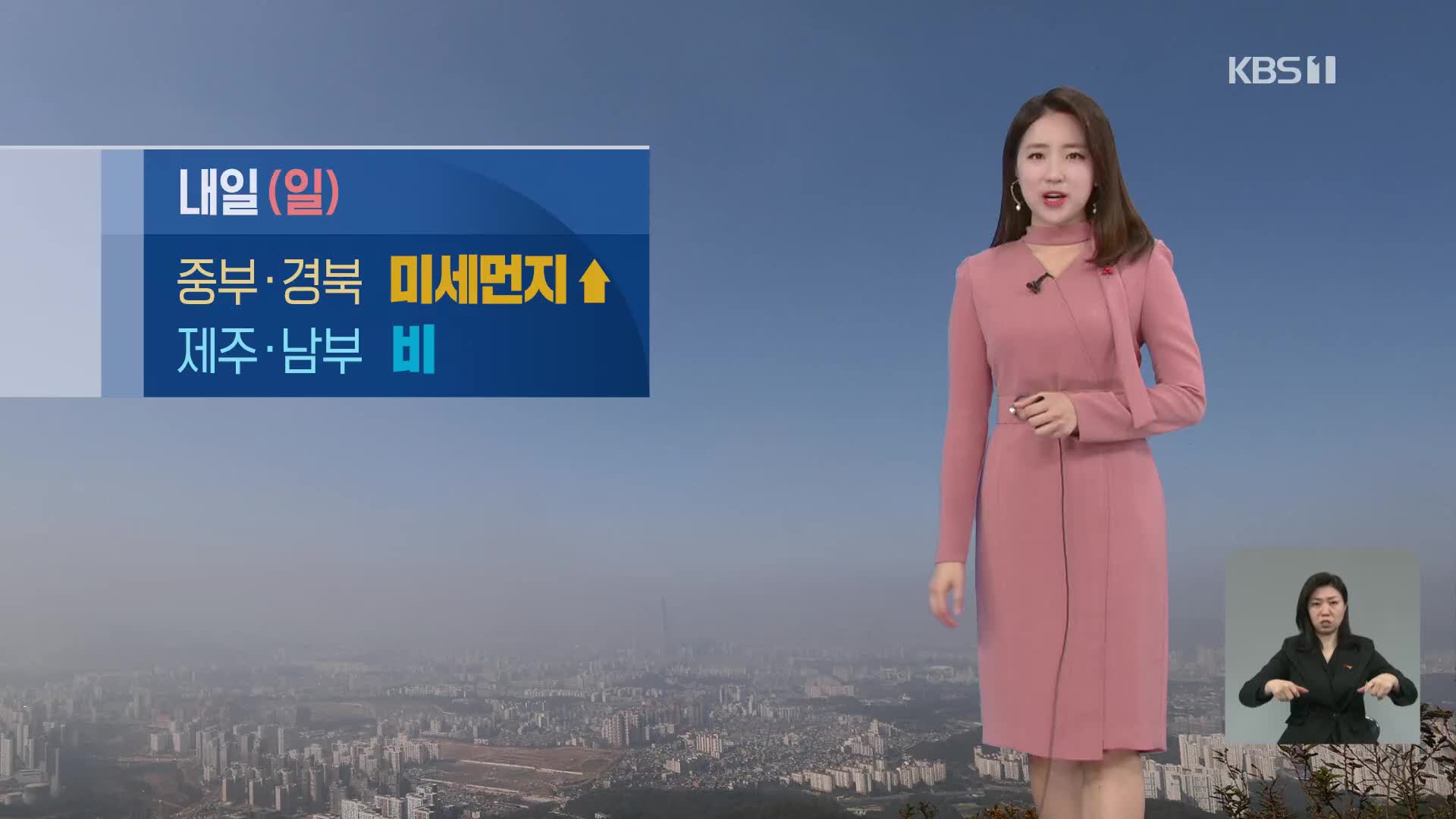 [날씨] 낮부터 기온 점차 올라, 중부 미세먼지↑