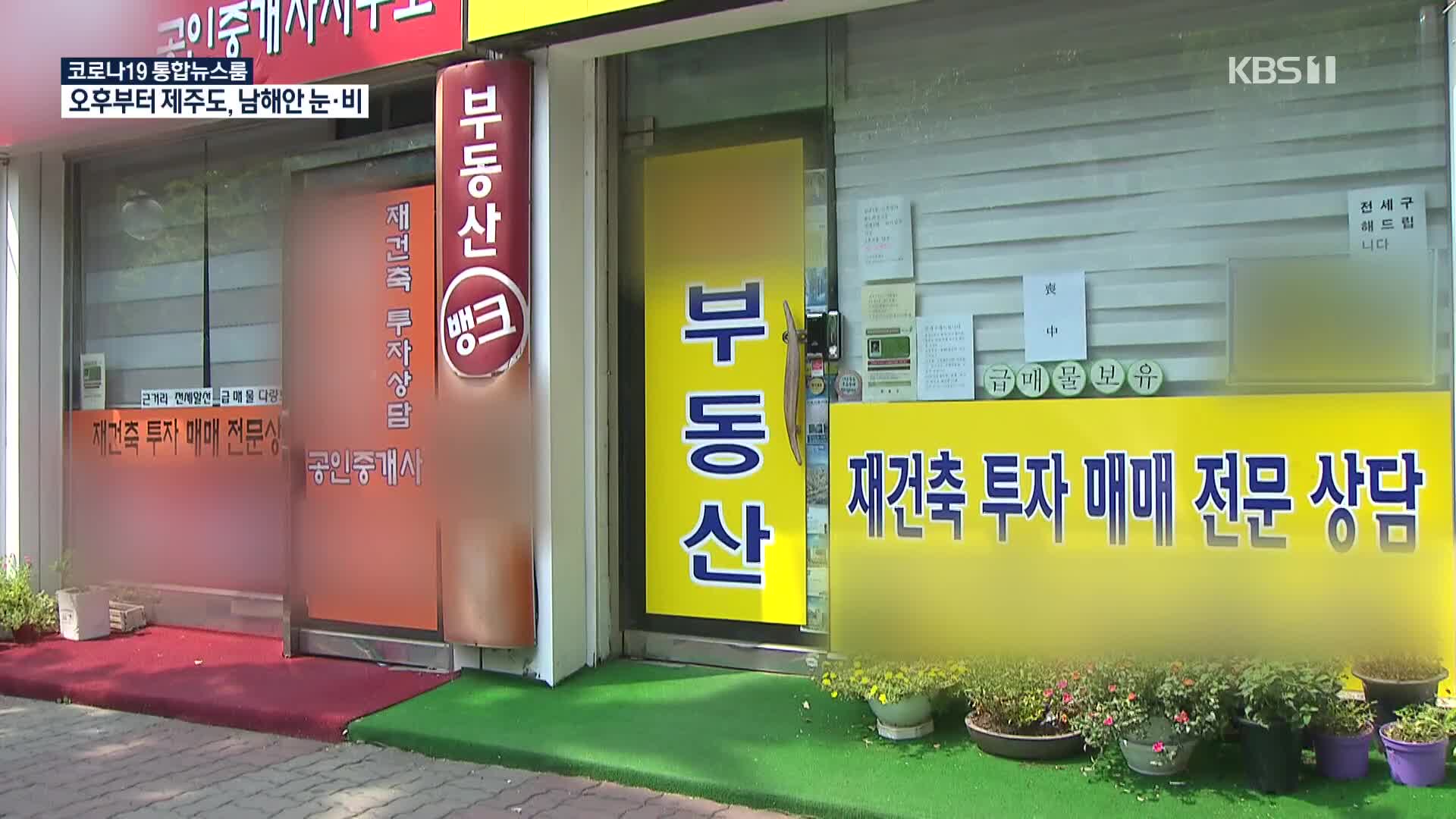 대책 발표 이후 개발지역 집 사면 입주권 無