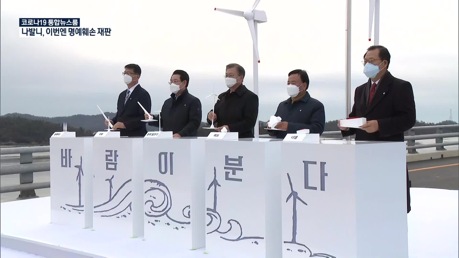 신안에 세계 최대 해상풍력단지…文 “신형 원전 6기 발전량”