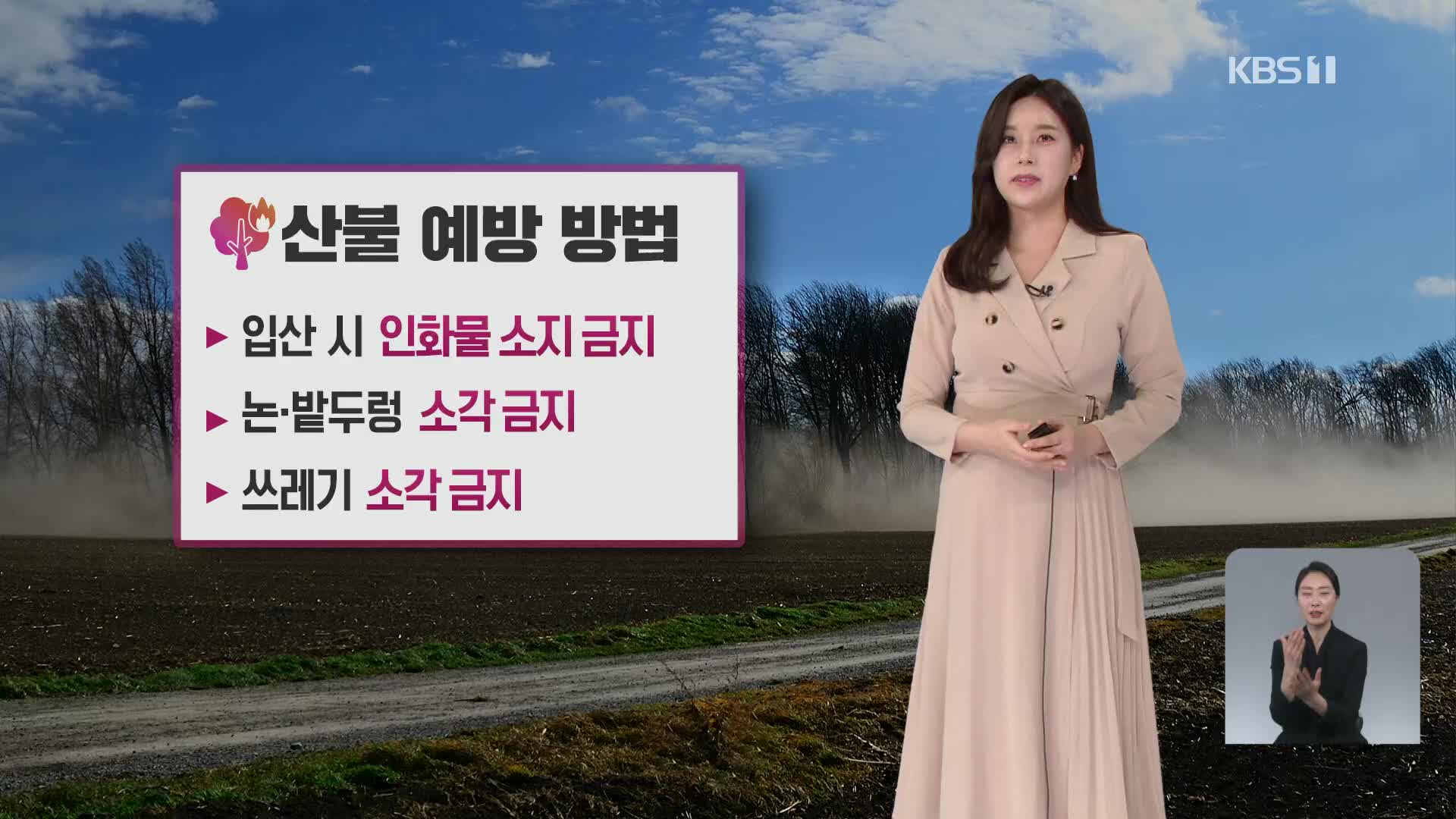 [주말 날씨] 삼척까지 산불 확산…주말 대형 화재 비상