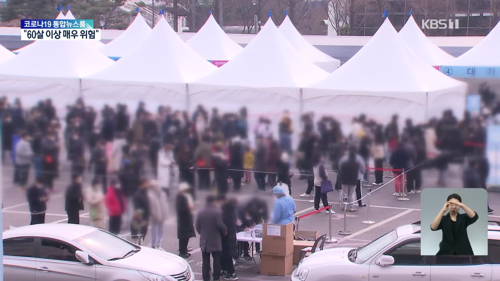 스텔스 오미크론 우세종에 “감소세 뚜렷하지만 감소폭 불투명”