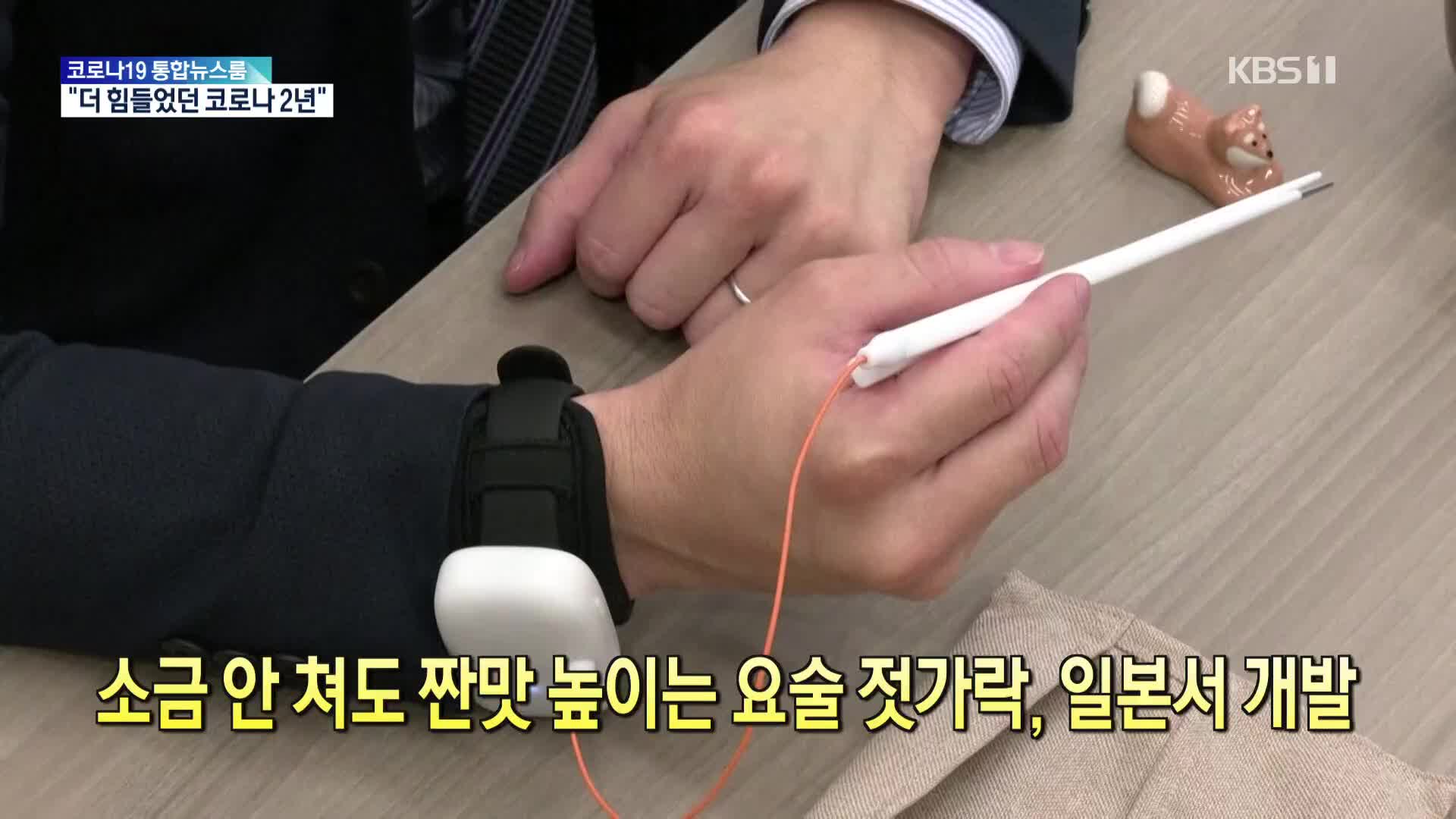 [톡톡 지구촌] 소금 안 쳐도 짠맛 높이는 요술 젓가락, 일본서 개발