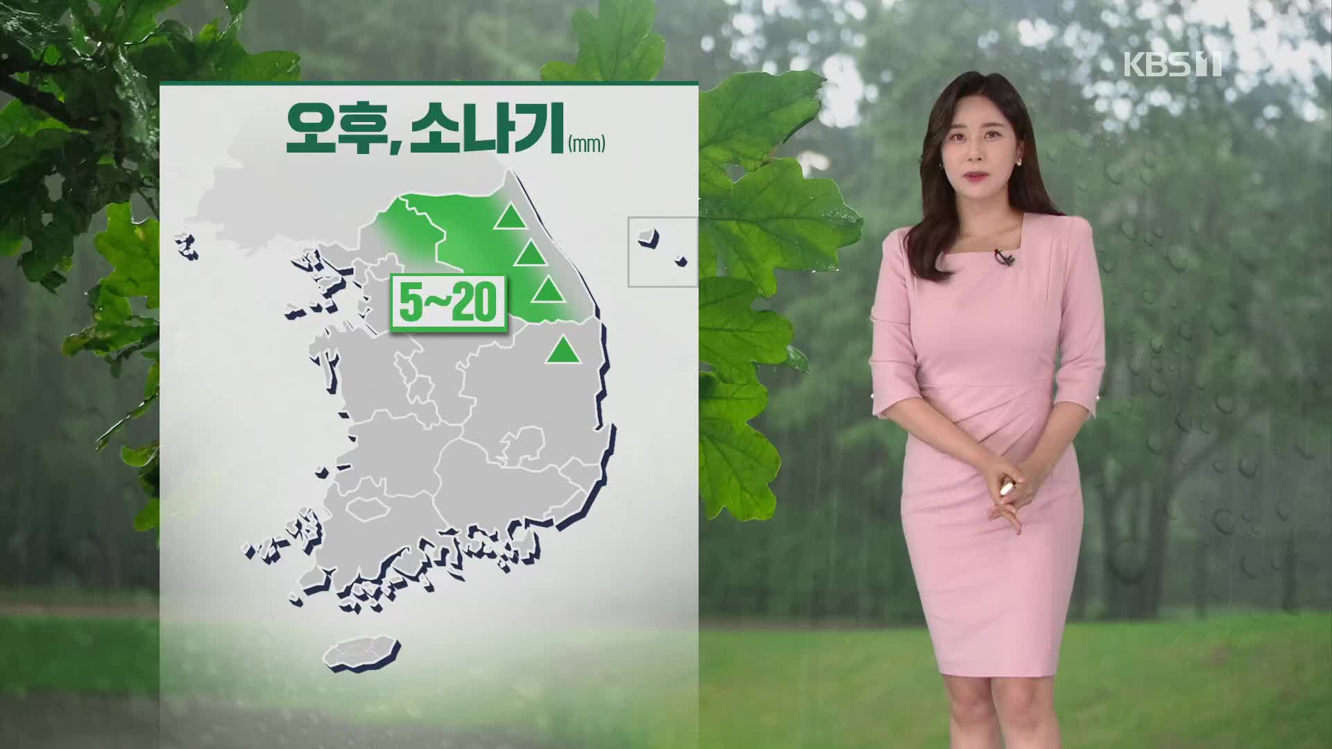 [출근길 날씨] 다시 무더워져…내륙 일부에 소나기