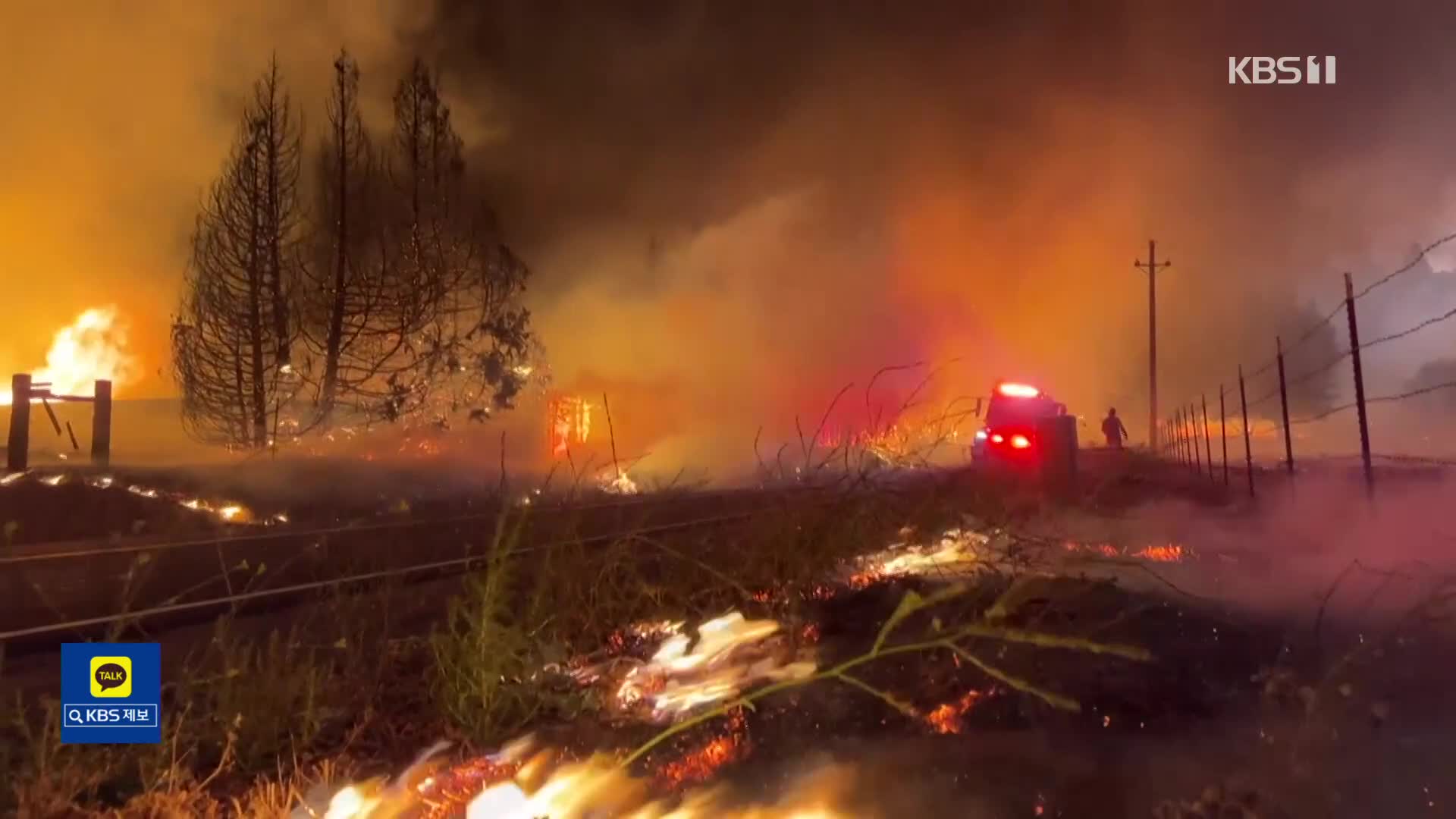 美 요세미티 공원 인근 산불 확산…여의도 면적 25배 태워
