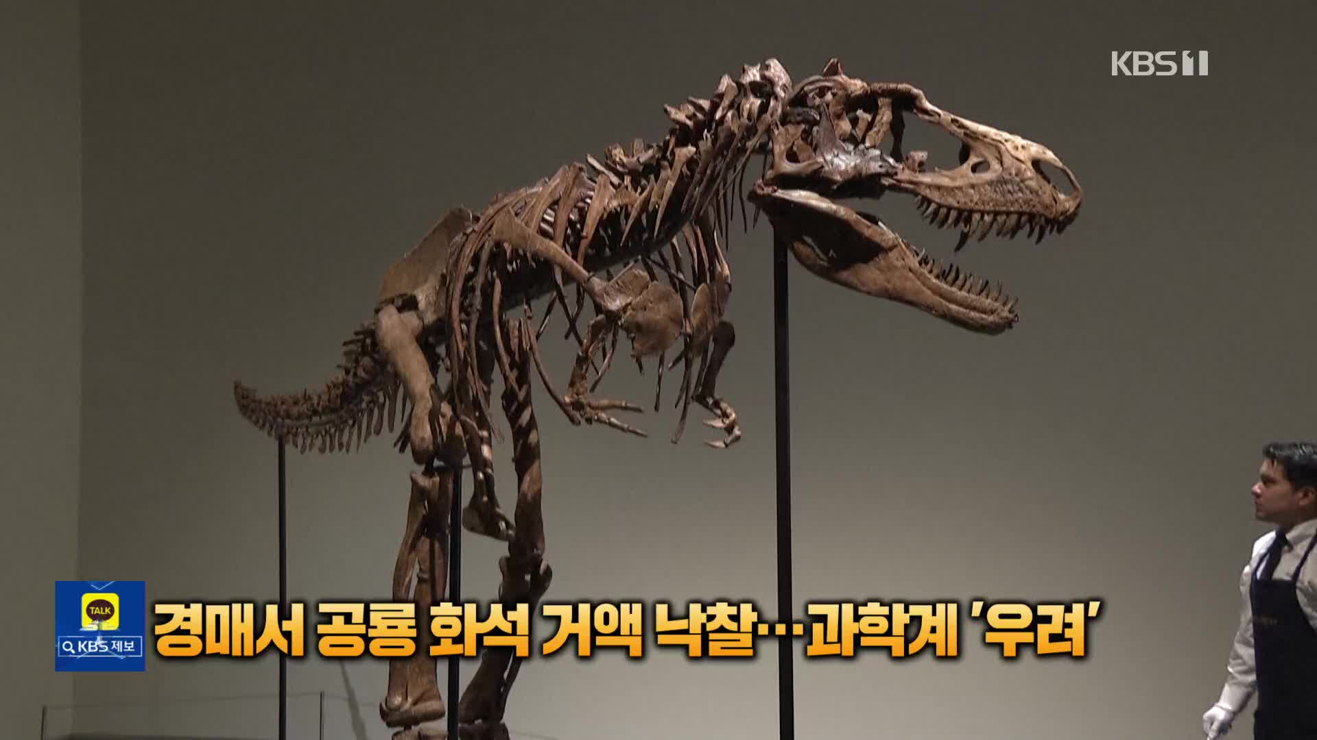 [톡톡 지구촌] 경매서 공룡 화석 거액 낙찰…과학계 ‘우려’