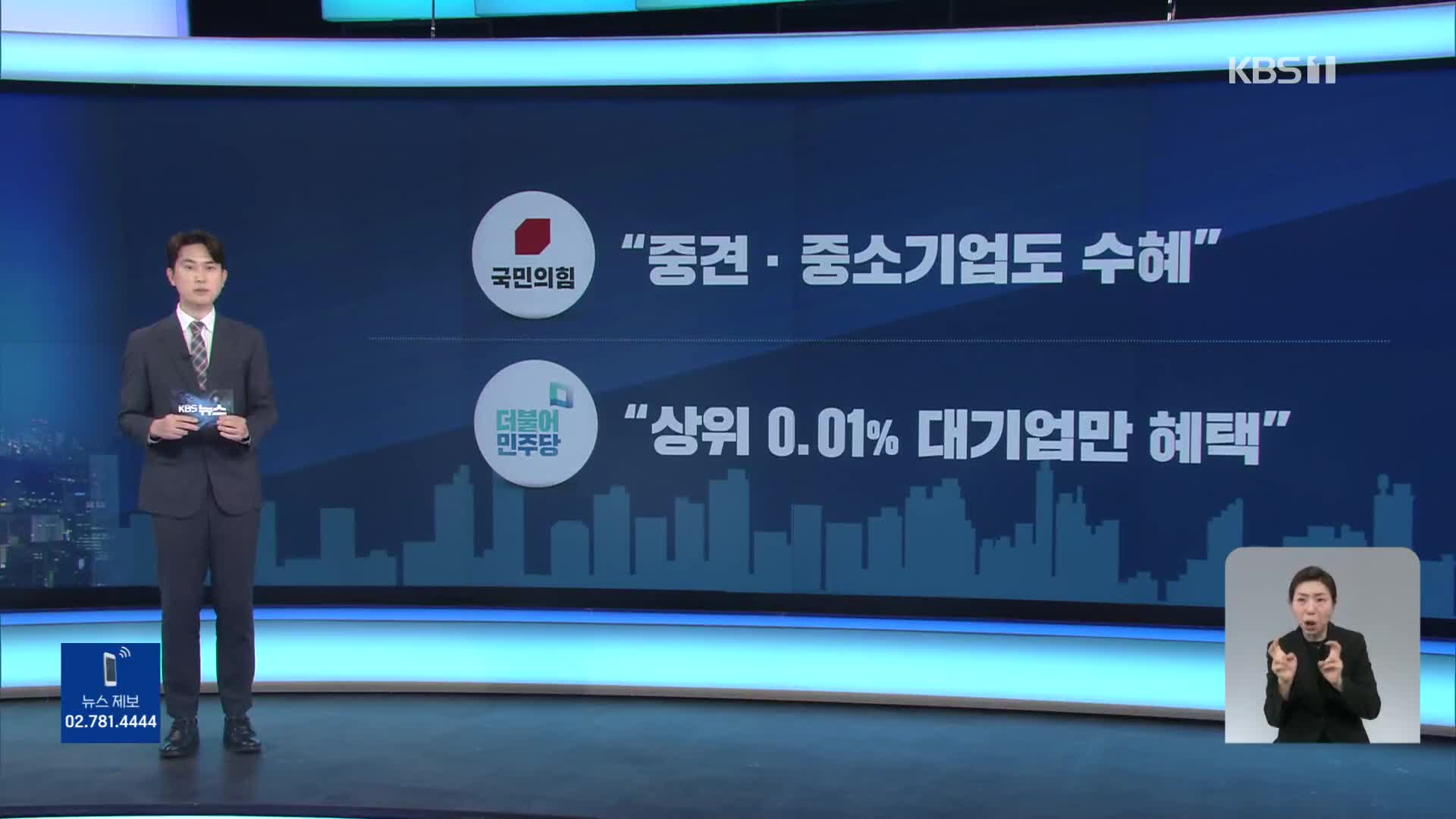 ‘정체성 대결’ 비화한 법인세 효과…따져보니