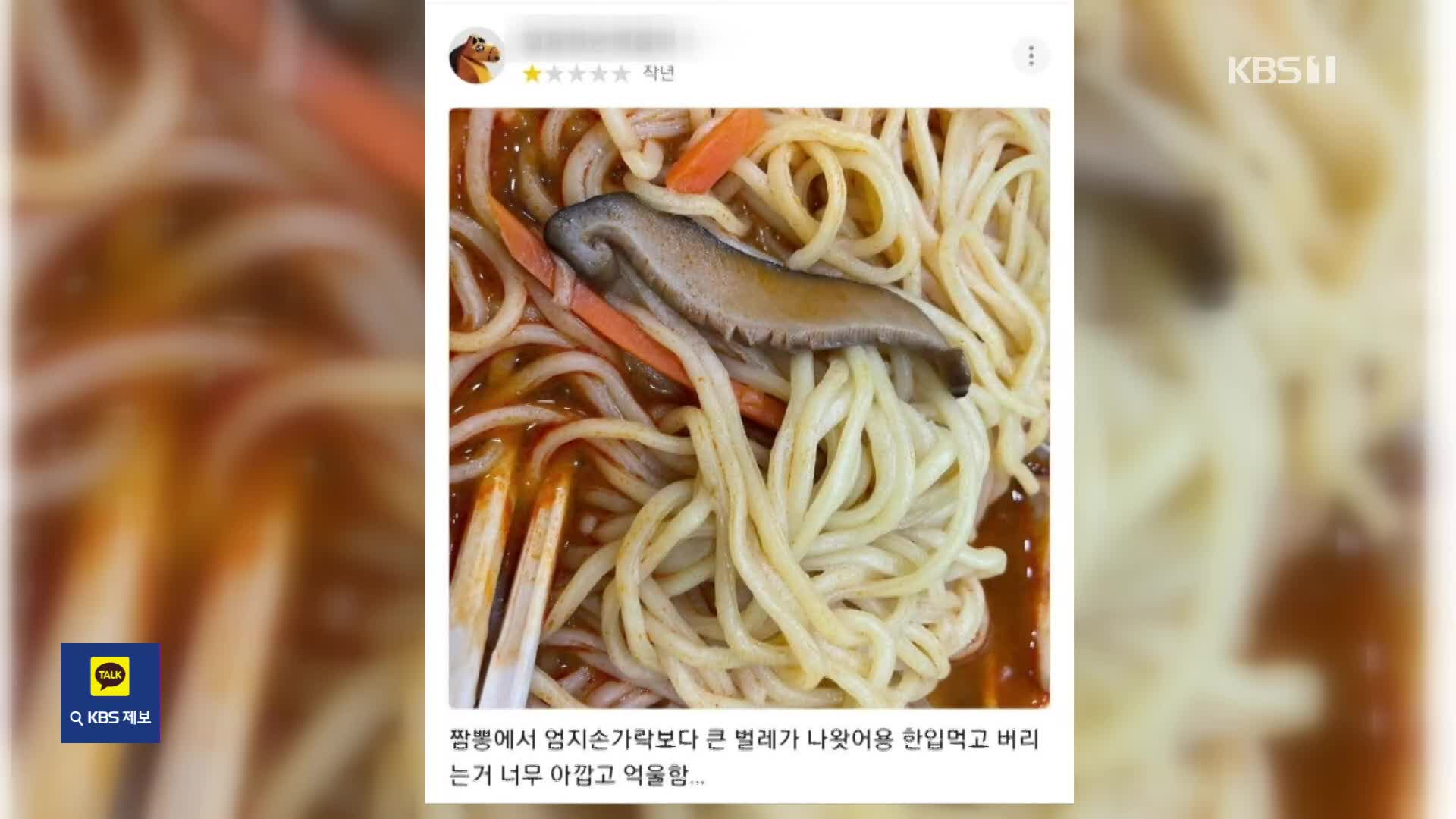 [잇슈 키워드] “짬뽕에서 벌레가 나왔어요”…무슨 일이?
