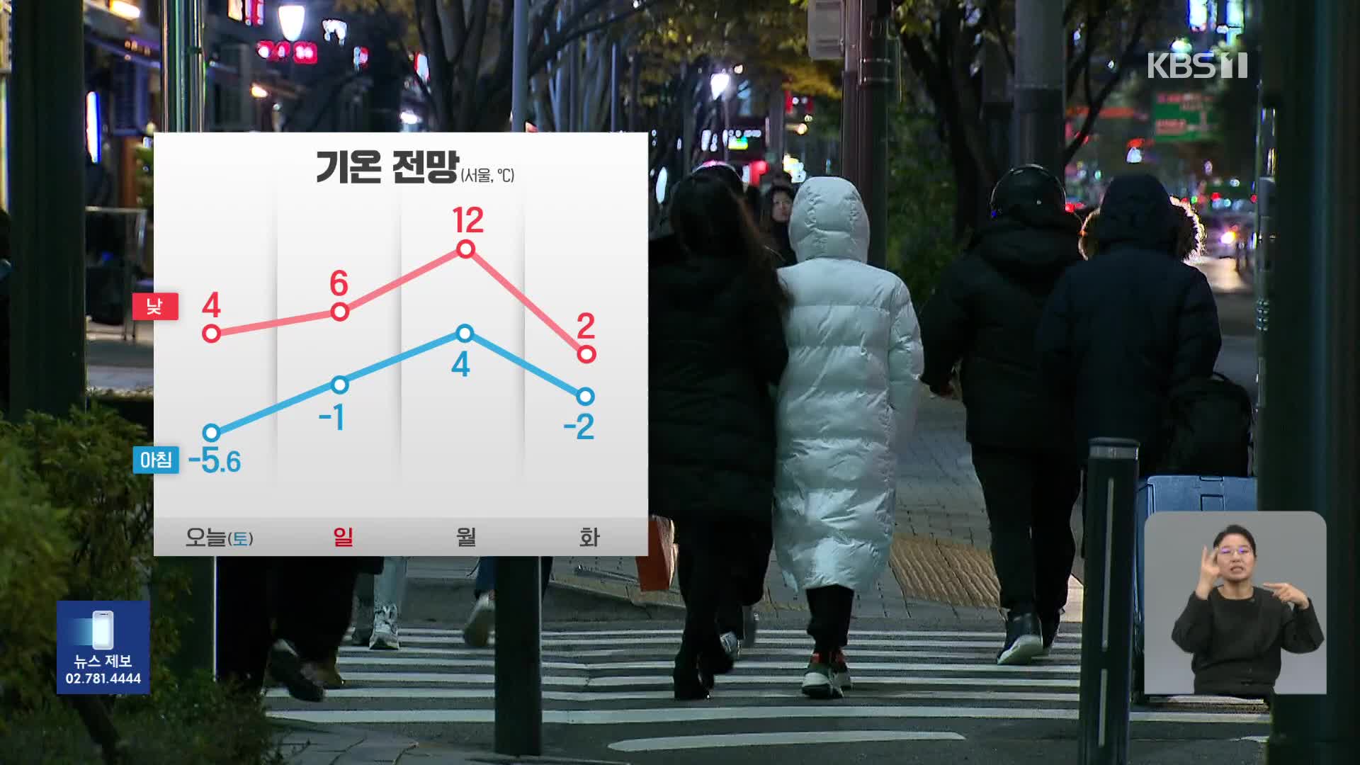 [주말 날씨] 올가을 최고 추위…전국 대부분 영하권