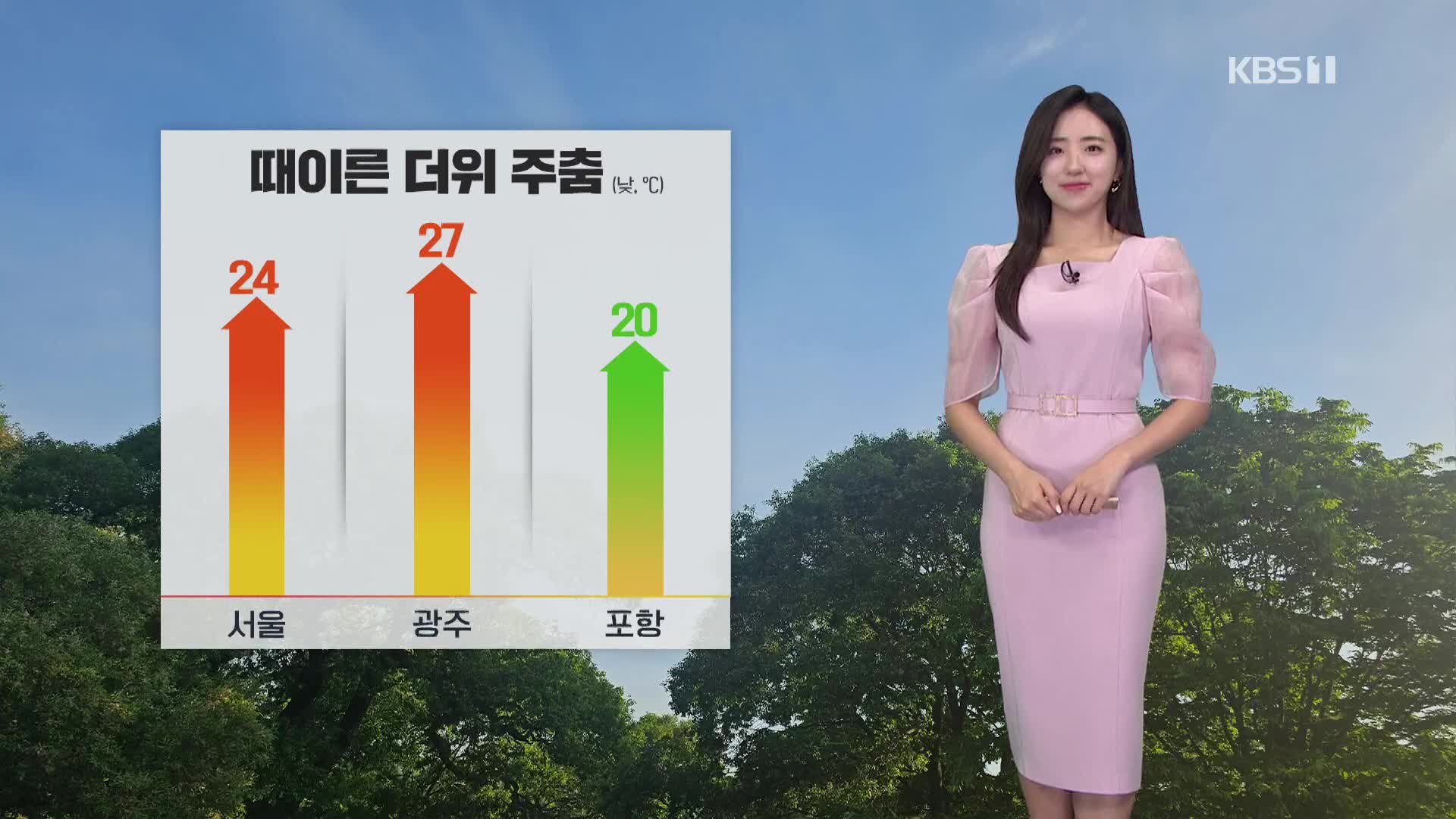 [주말 날씨] 구름 많고 한낮 25도 안팎…일요일 전국 비