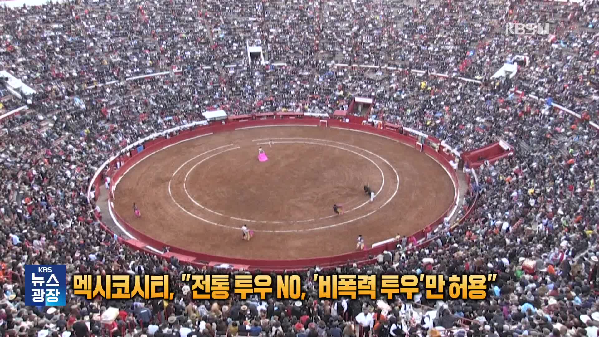 멕시코시티, “전통 투우 NO, ‘비폭력 투우’만 허용” [잇슈 SNS] 