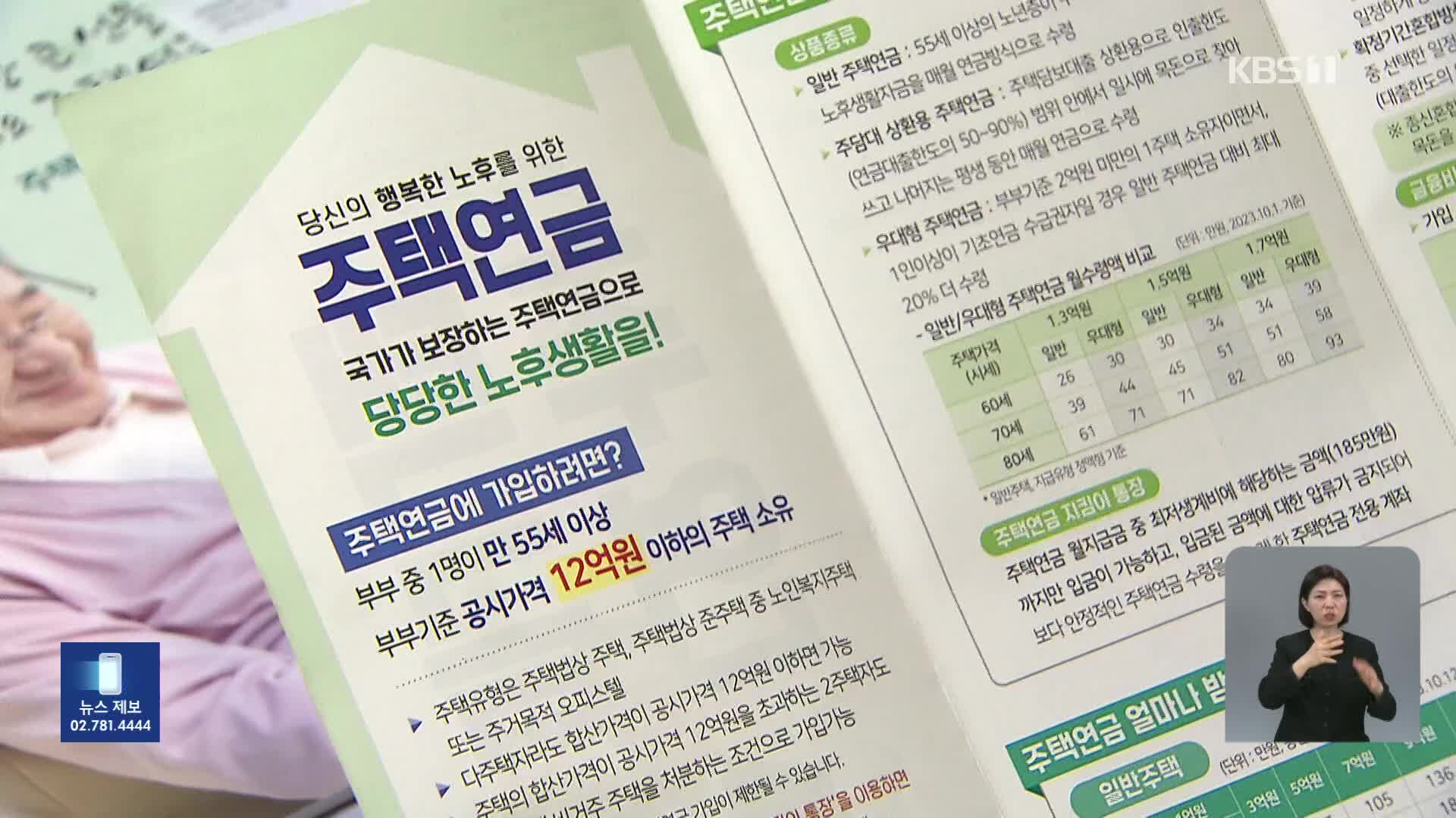 “주택연금 확대, GDP 0.5% 올려”…가입 늘리려면