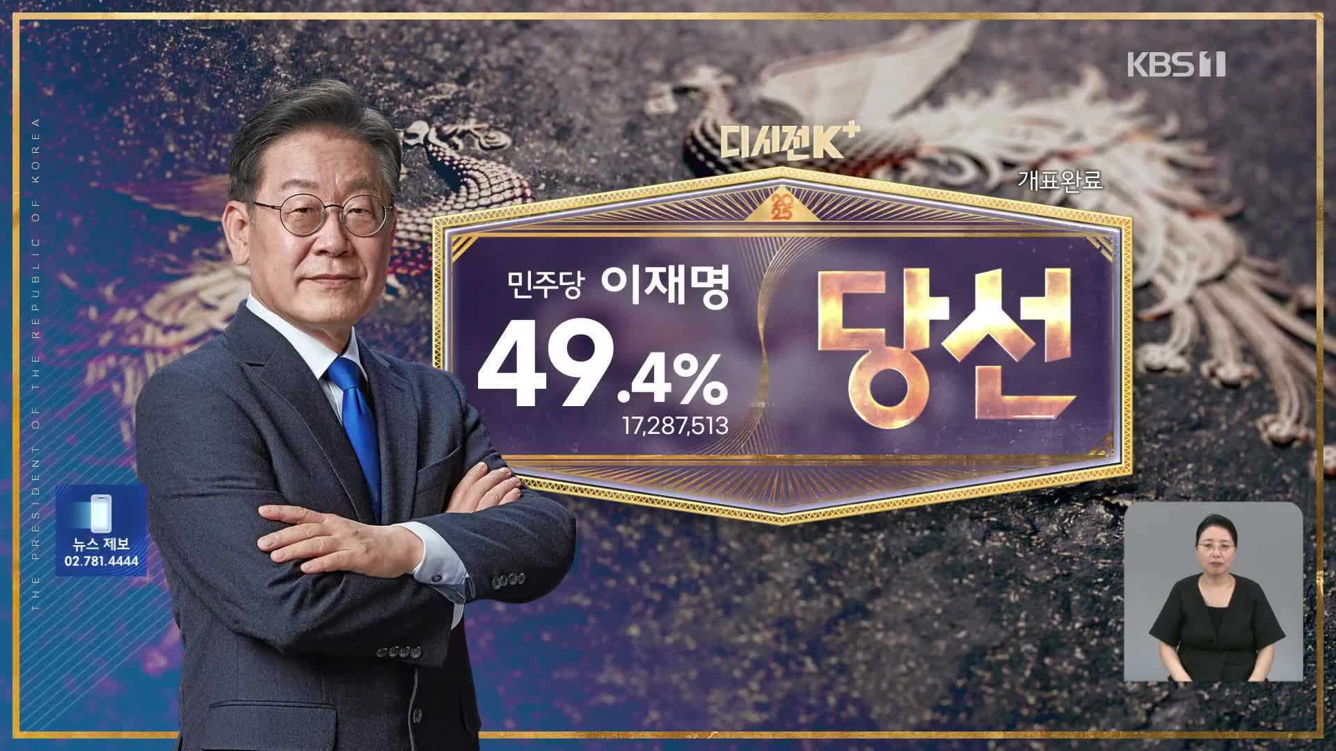 21대 대선 개표 결과