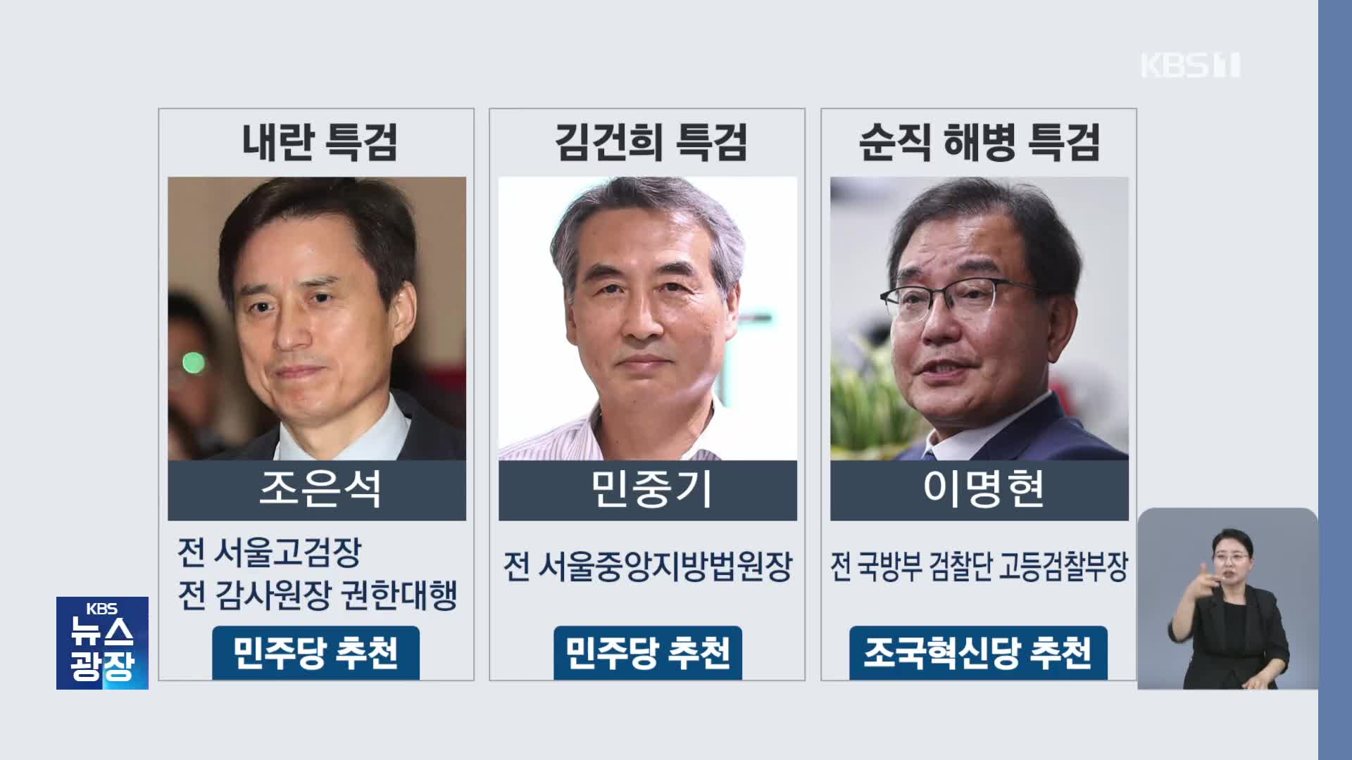 이 대통령, 추천 당일 특검 지명…신속 임명 왜?
