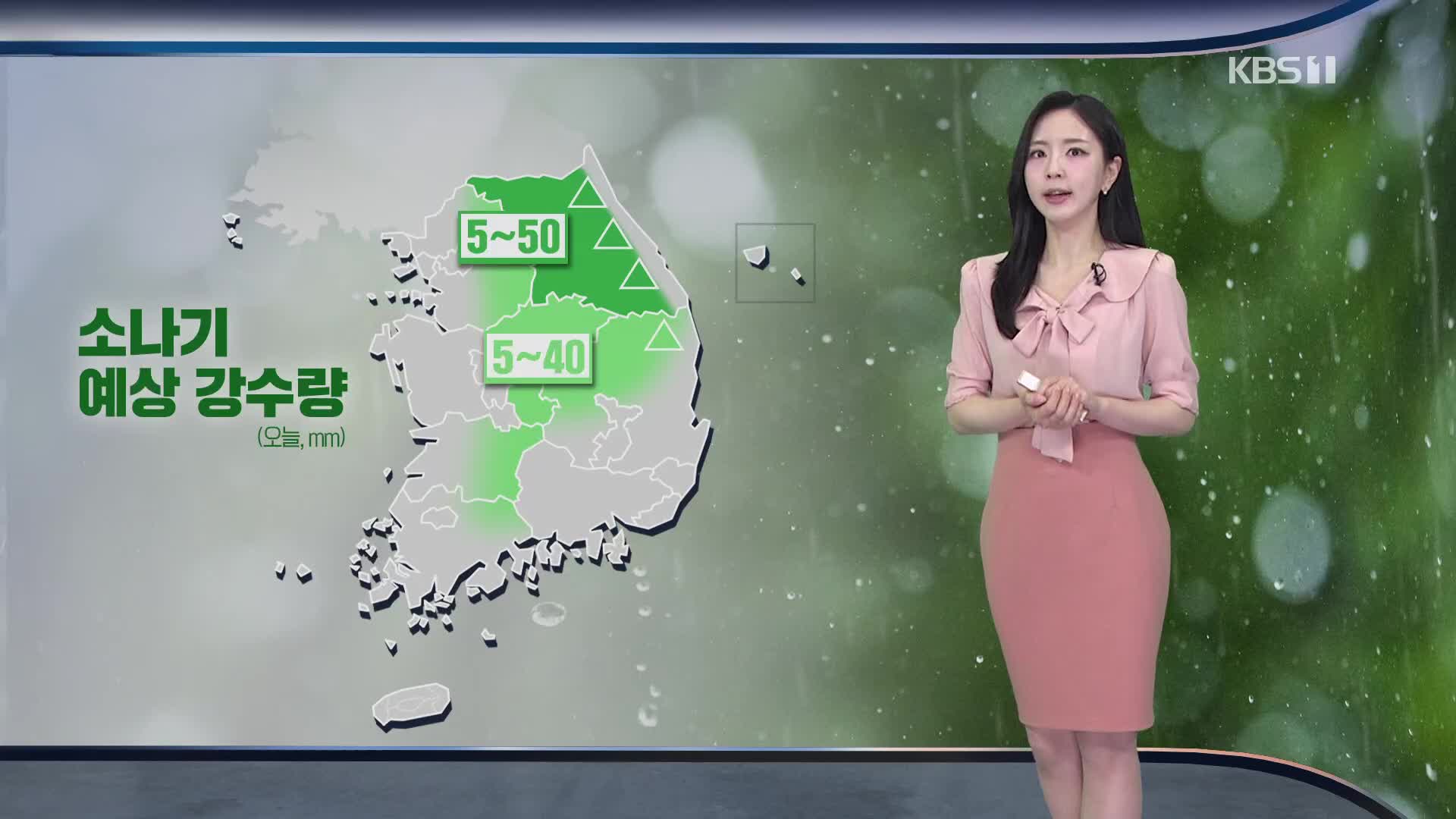 [출근길 날씨] 절기 ‘소서’, 전국 폭염 계속…곳곳 소나기