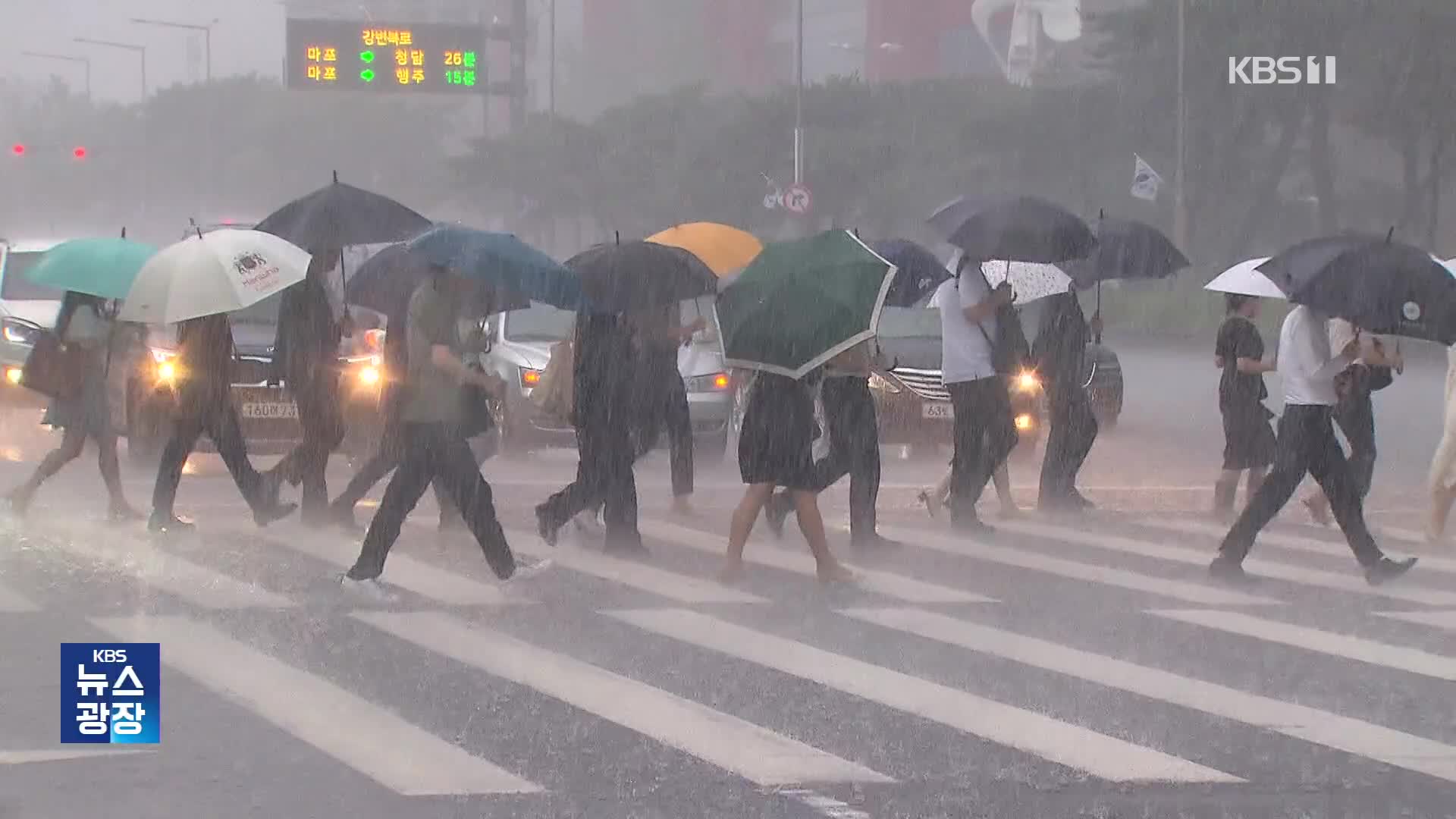 장마 부활?…주말 동안 남부에 200mm↑ 예보