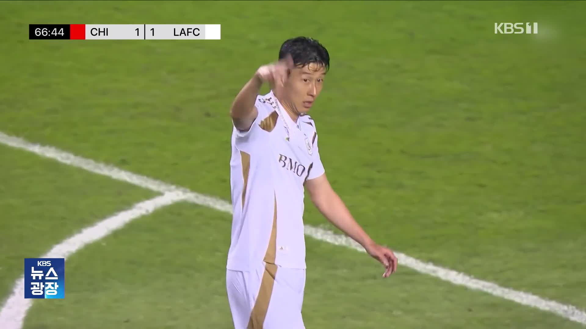LAFC 손흥민, 사흘 만에 전격 데뷔!…동점 PK 유도