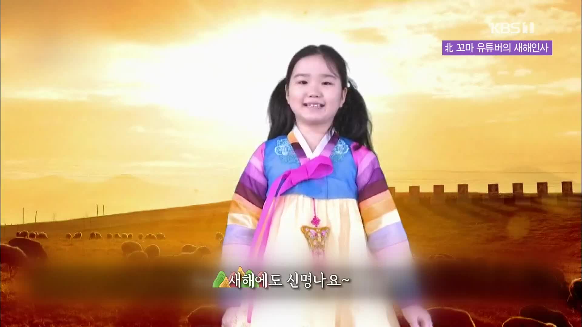 [북한영상] 北 꼬마 유투버의 새해인사