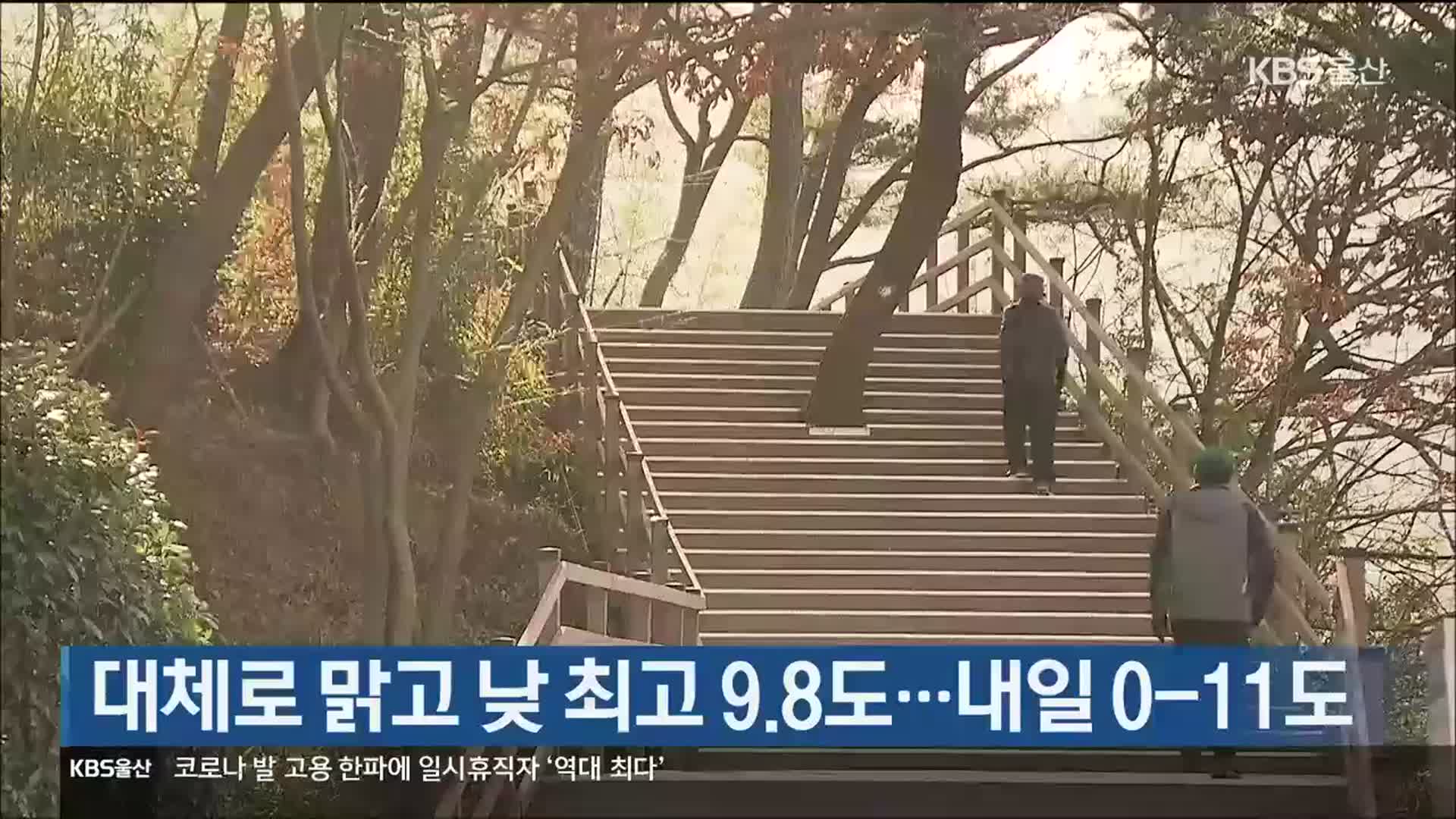 대체로 맑고 낮 최고 9.8도…내일 0-11도