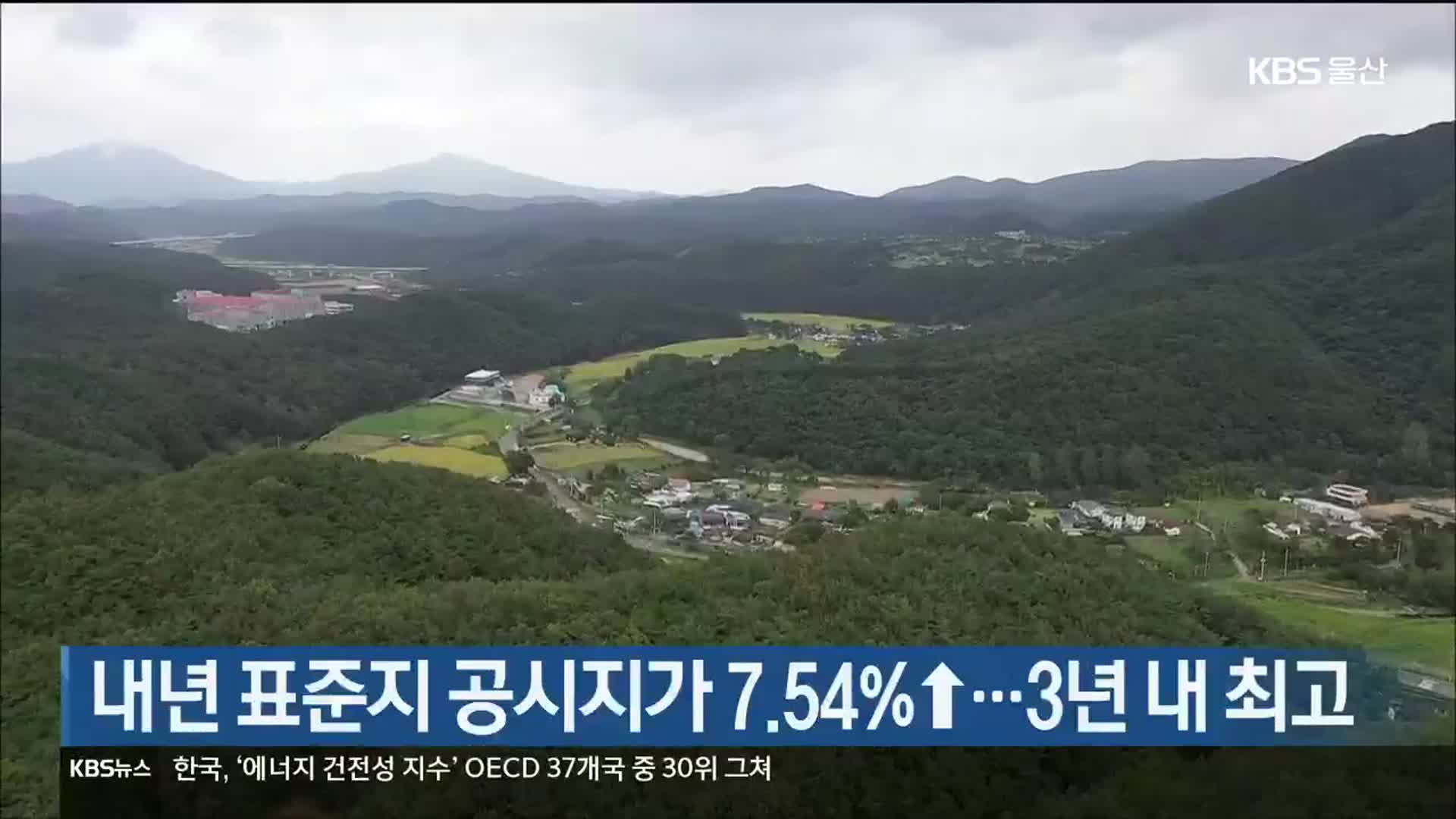 내년 표준지 공시지가 7.54%↑…3년내 최고