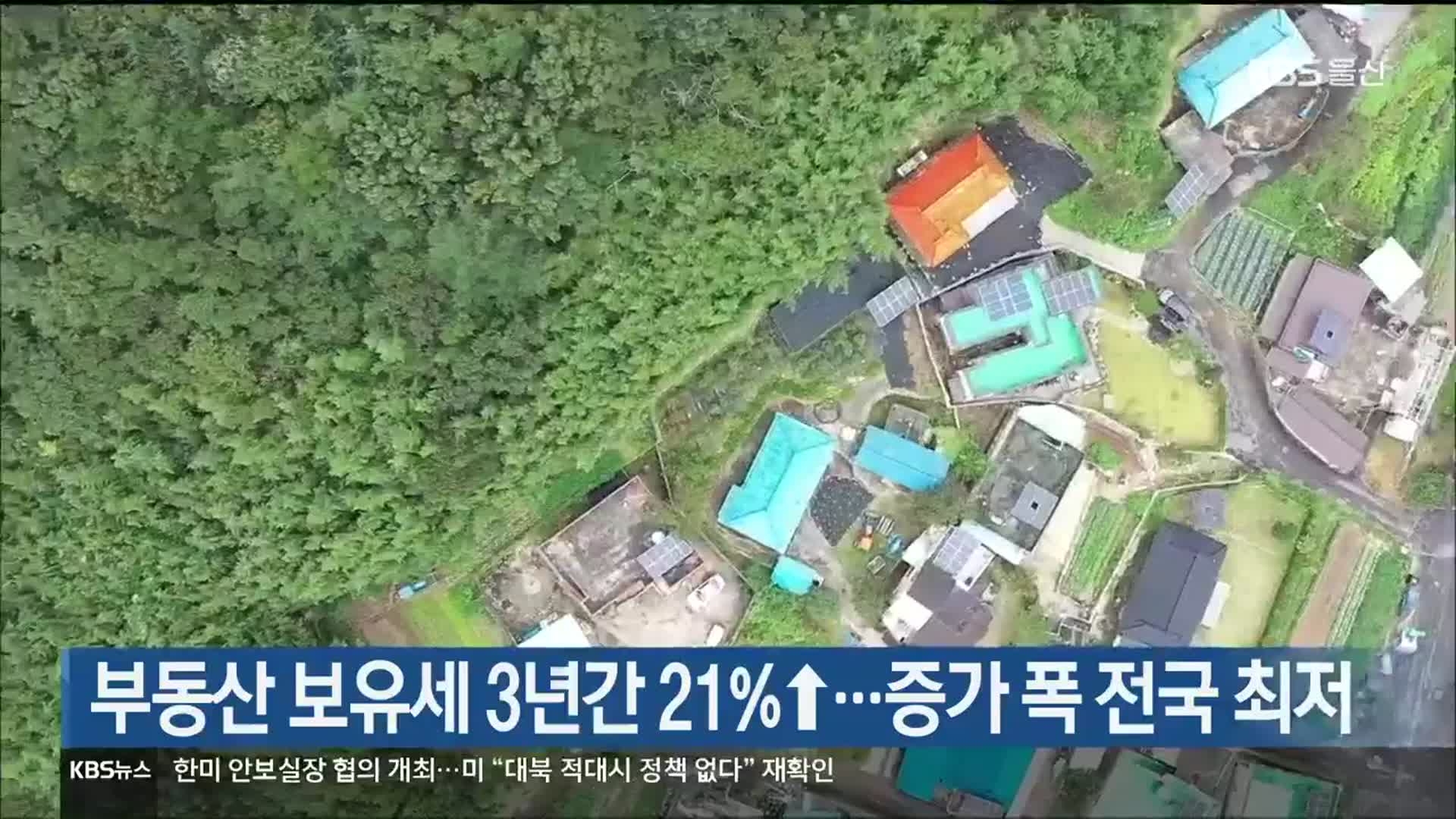 울산 부동산 보유세 3년간 21%↑…증가 폭 전국 최저