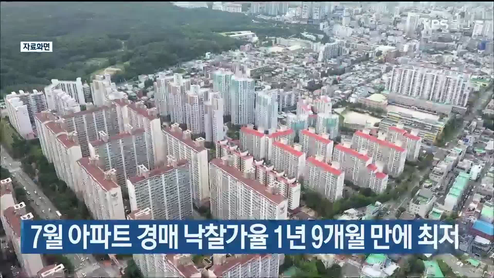 울산 7월 아파트 경매 낙찰가율 1년 9개월 만에 최저