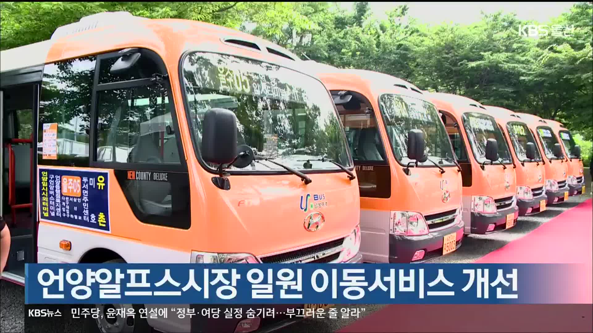 언양알프스시장 일원 이동서비스 개선