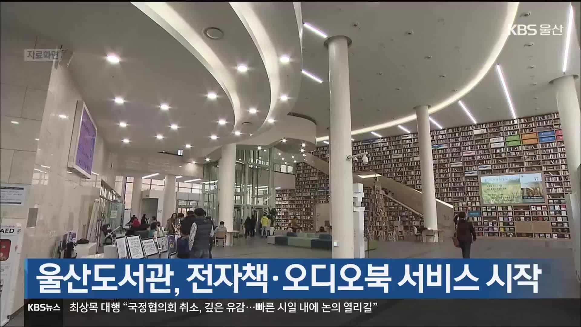 울산도서관, 전자책·오디오북 서비스 시작