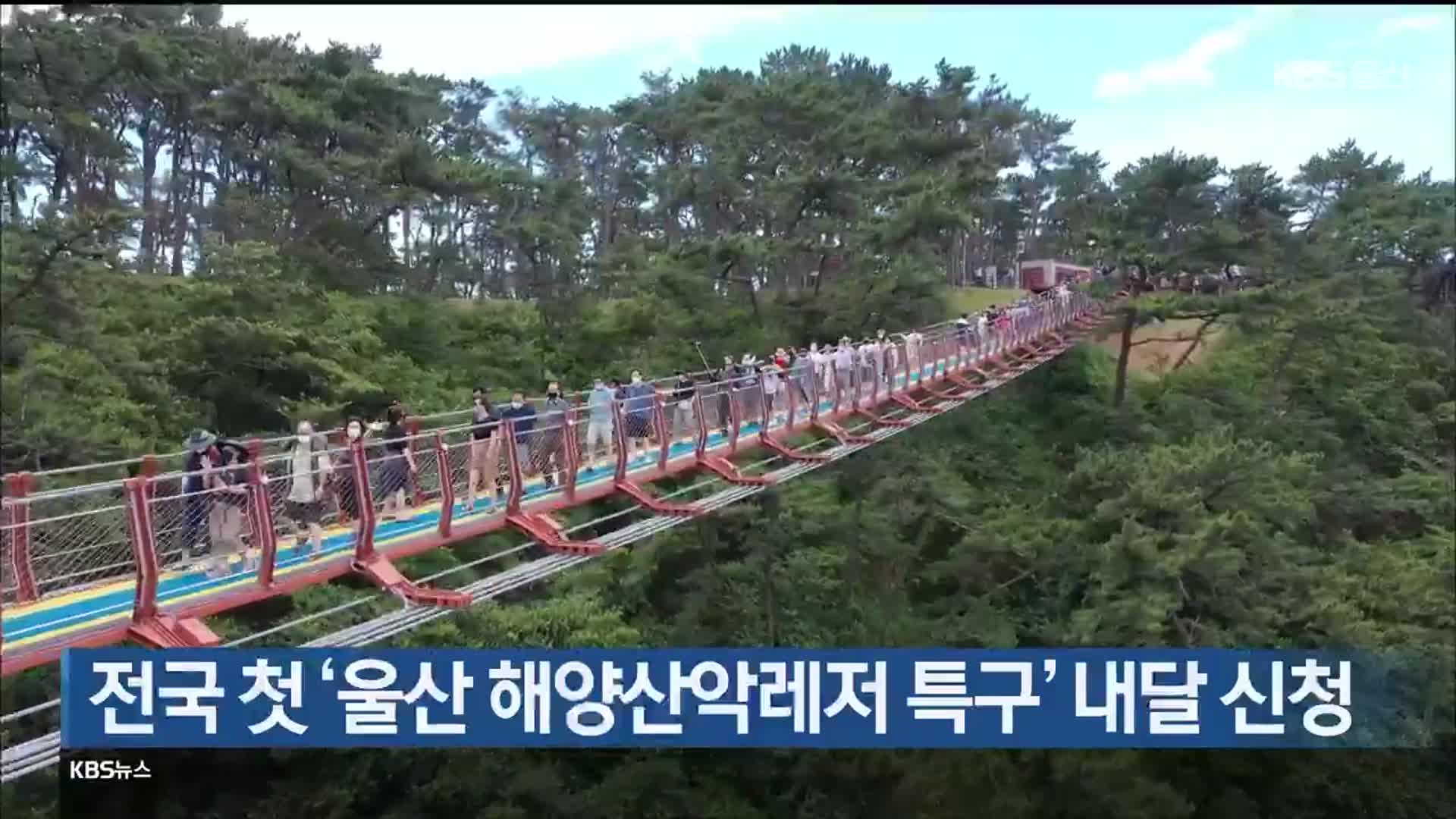 전국 첫 ‘울산 해양산악레저 특구’ 내달 신청