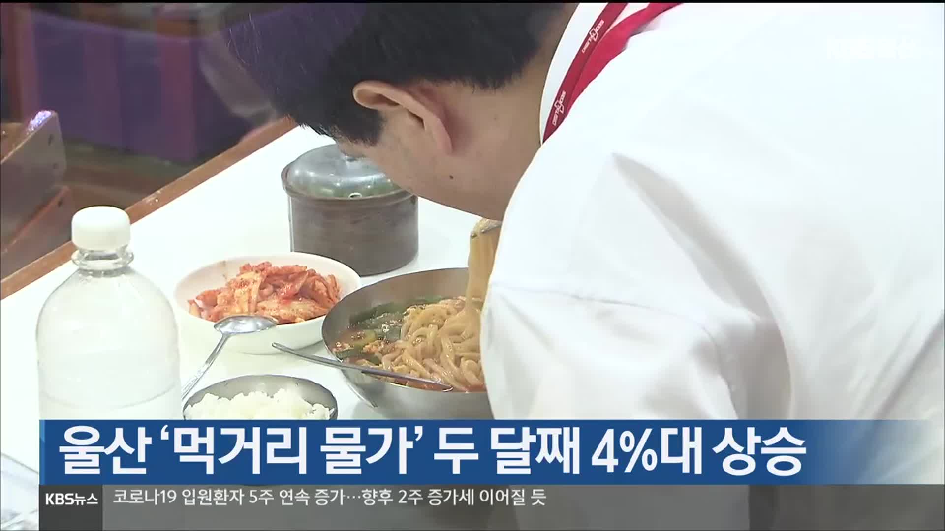 울산 ‘먹거리 물가’ 두 달째 4%대 상승