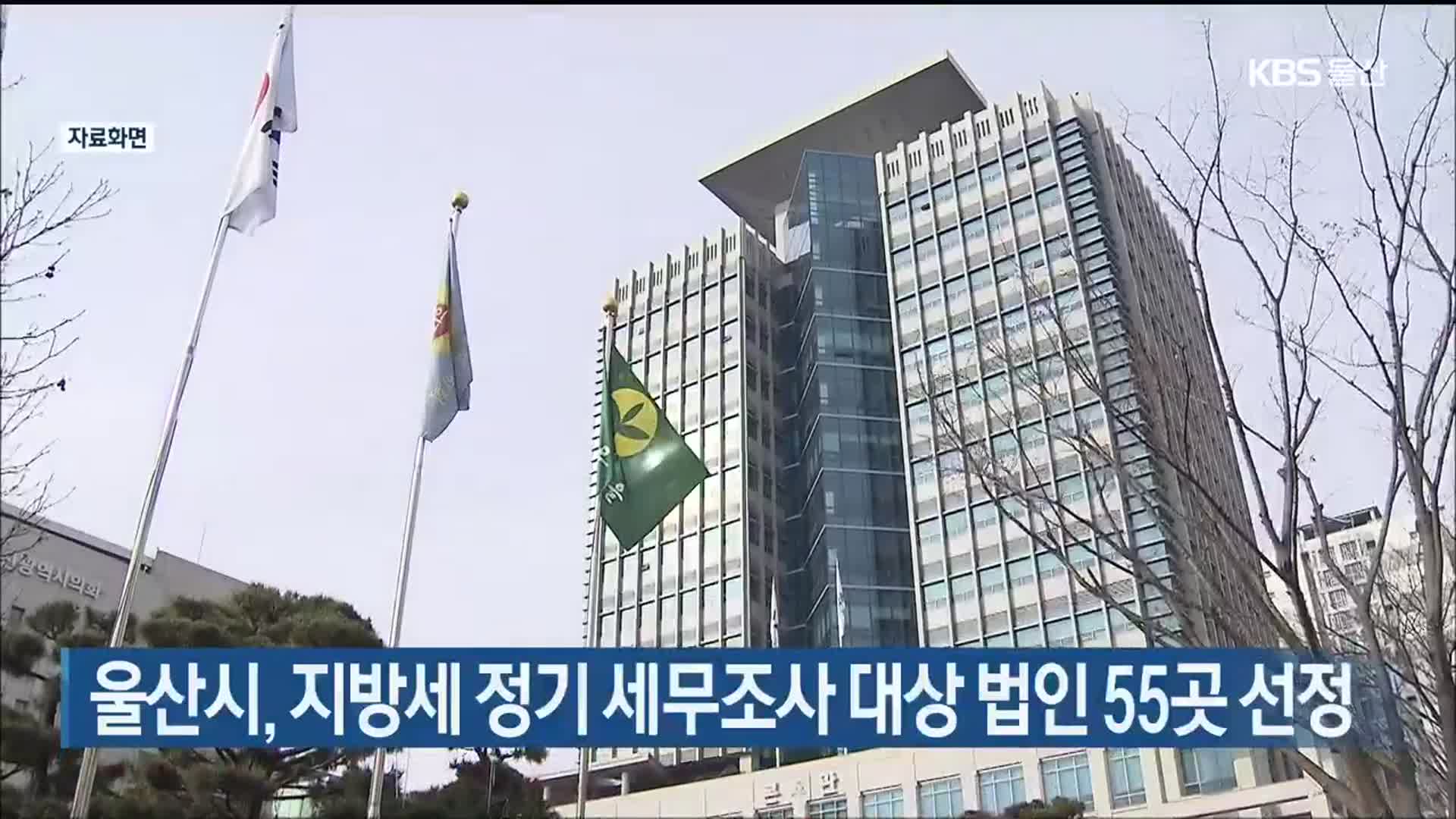 울산시, 지방세 정기 세무조사 대상 법인 55곳 선정