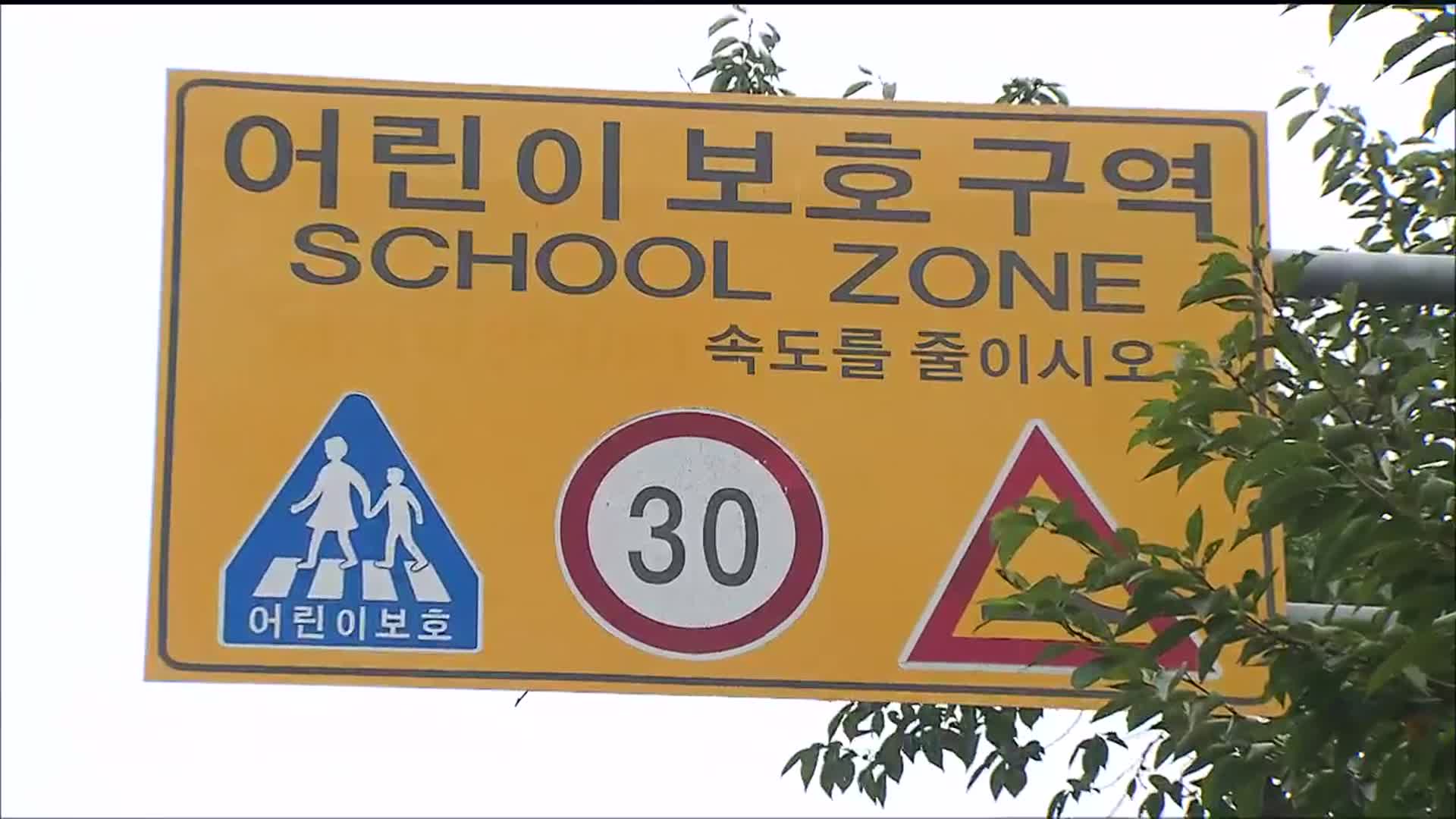“학교 주변이지만”…어린이 보호구역 사각