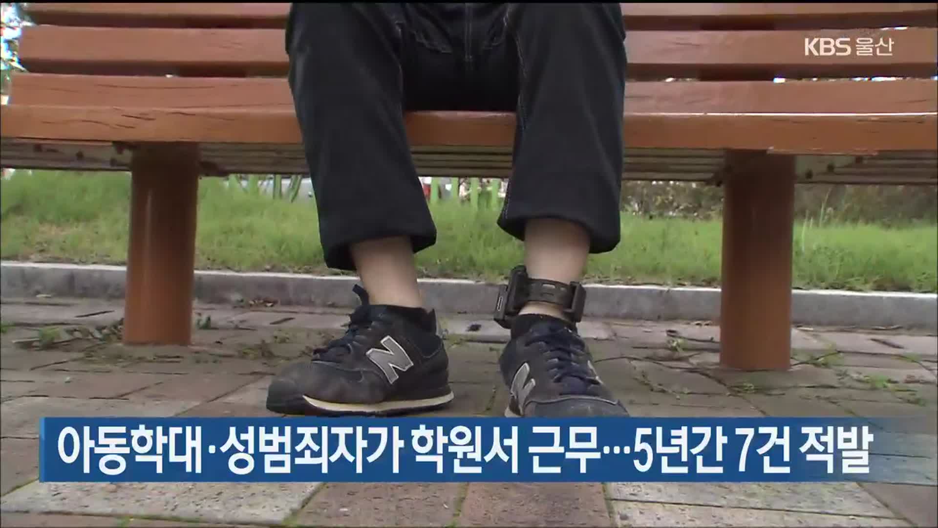 아동학대·성범죄자가 학원서 근무…5년간 7건 적발