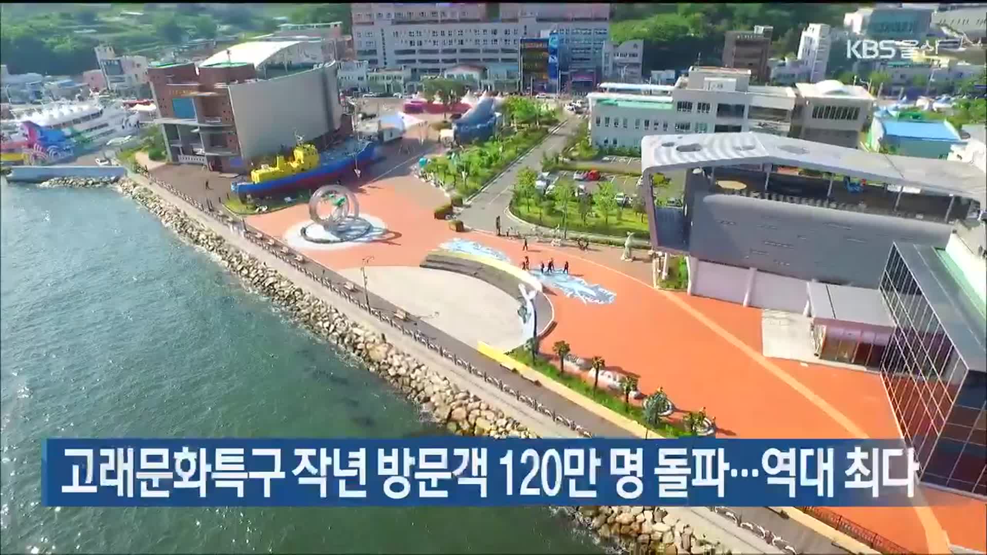 고래문화특구 작년 방문객 120만 명 돌파…역대 최다