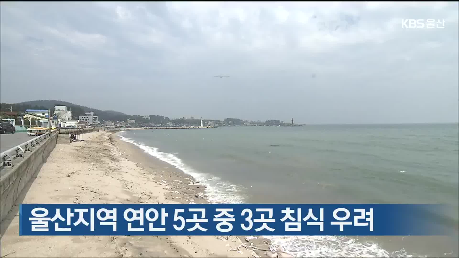 울산지역 연안 5곳 중 3곳 침식 우려