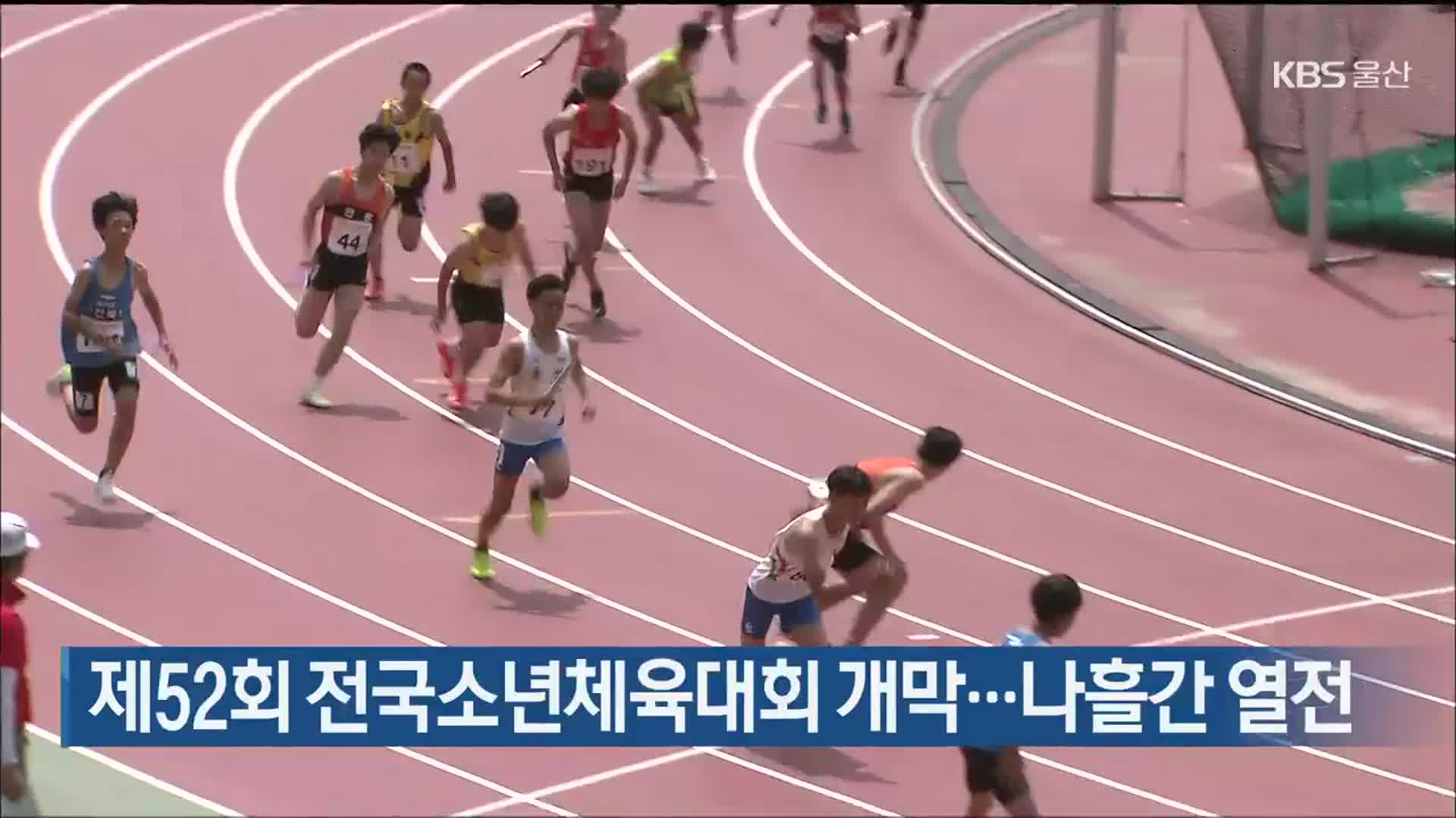 제52회 전국소년체육대회 개막…나흘간 열전